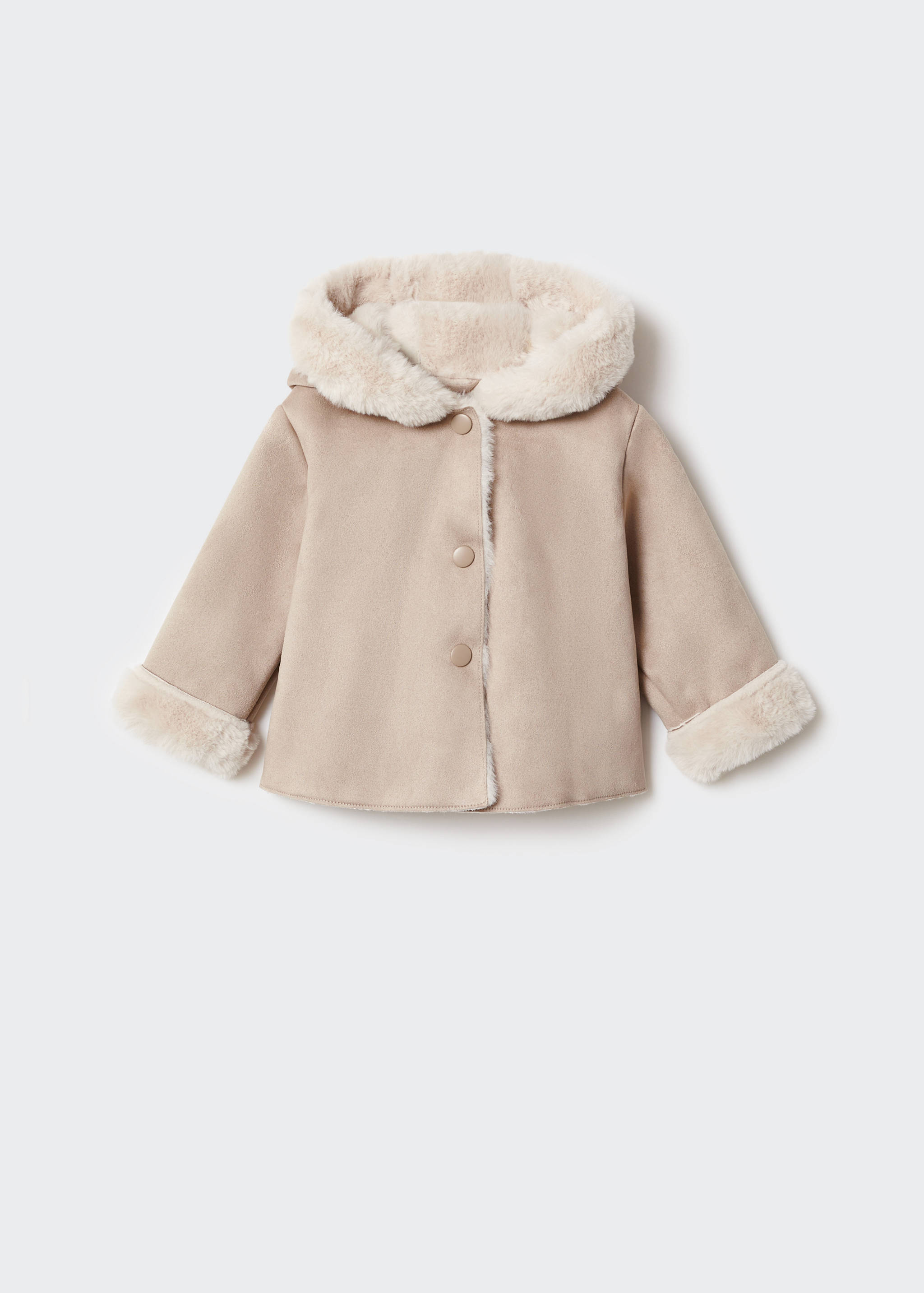 Shearling-lined coat - Article without model