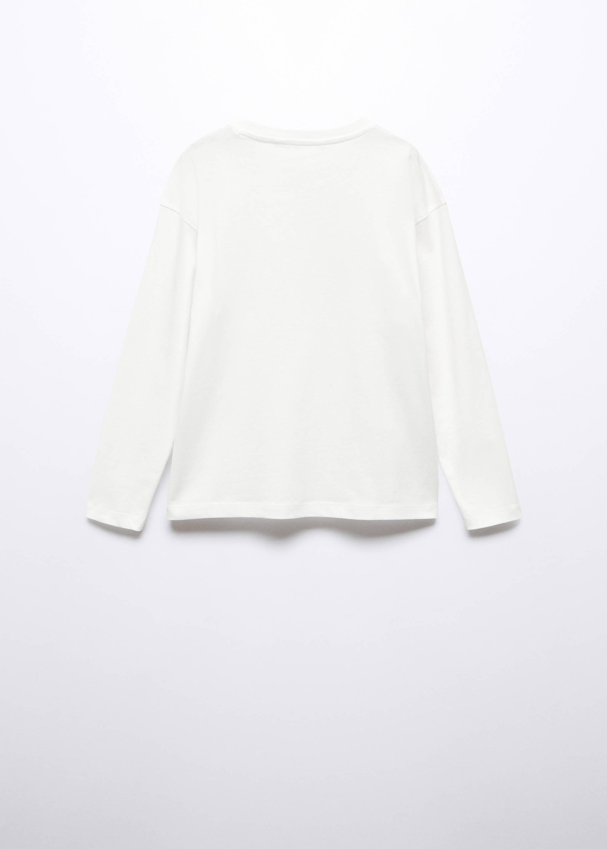 Long-sleeved t-shirt with message - Reverse of the article