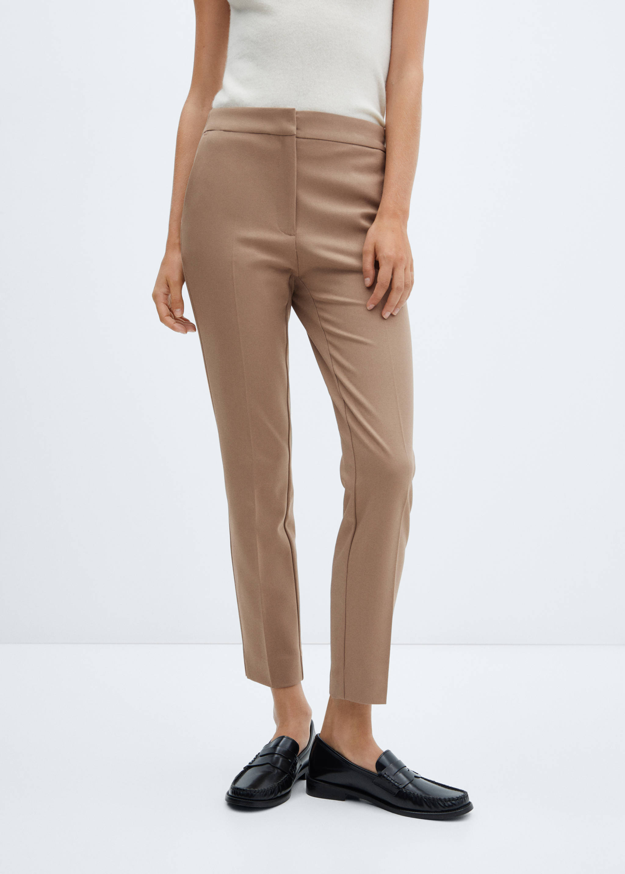 Mid-rise skinny trousers - Medium plane