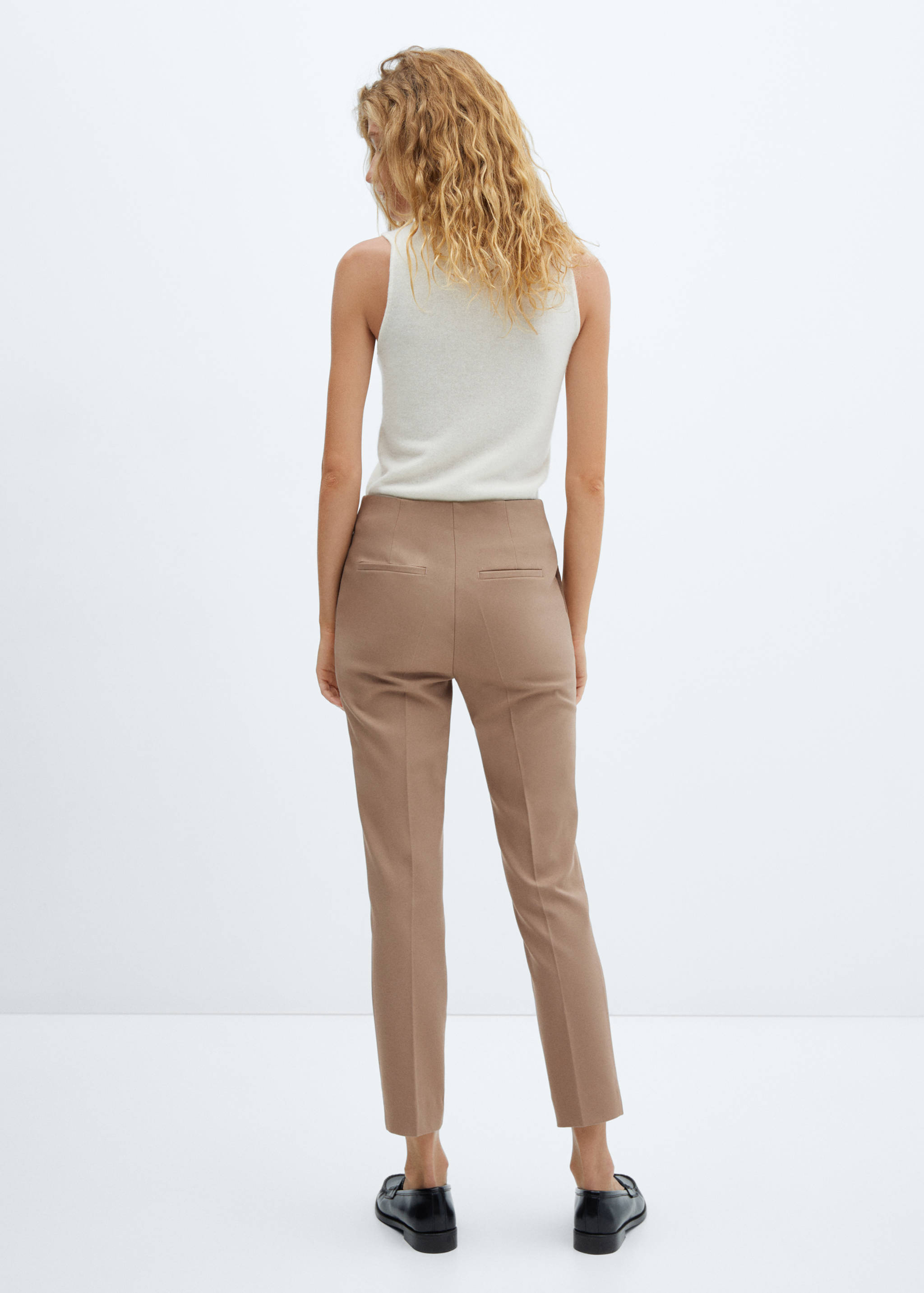 Mid-rise skinny trousers - Reverse of the article