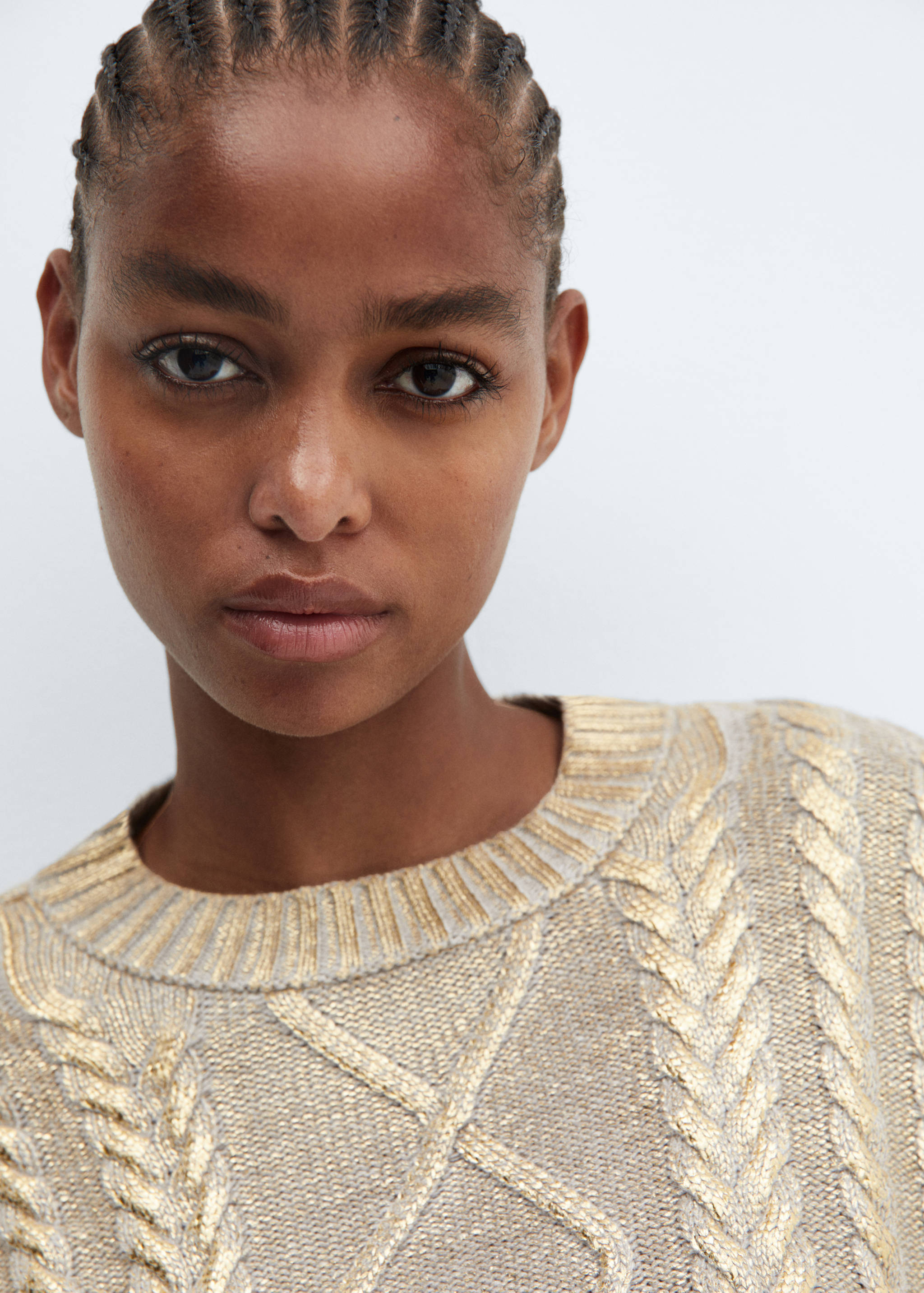 Pull-over torsadé foil - Détail de l'article 1