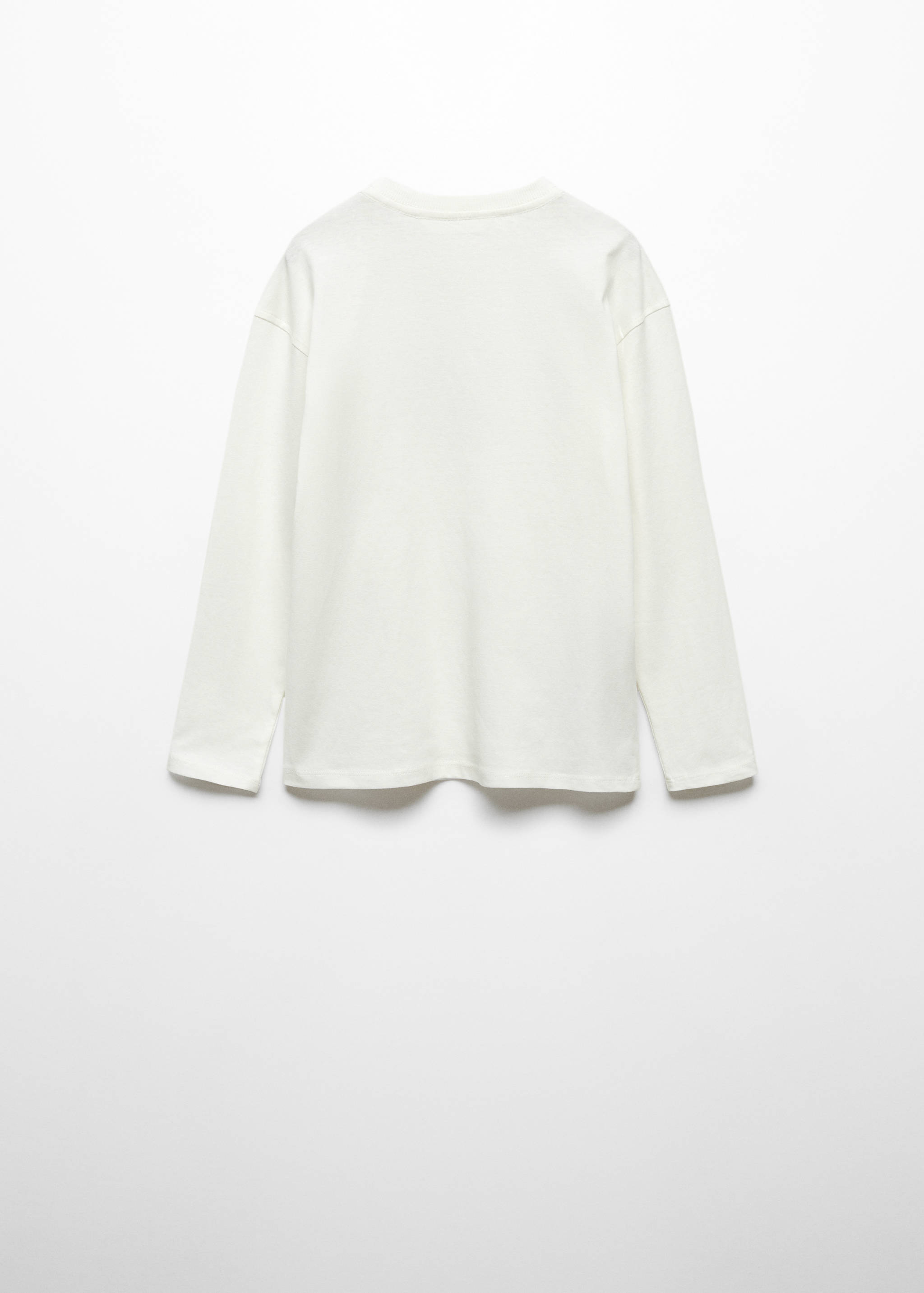 Printed long sleeve t-shirt - Reverse of the article