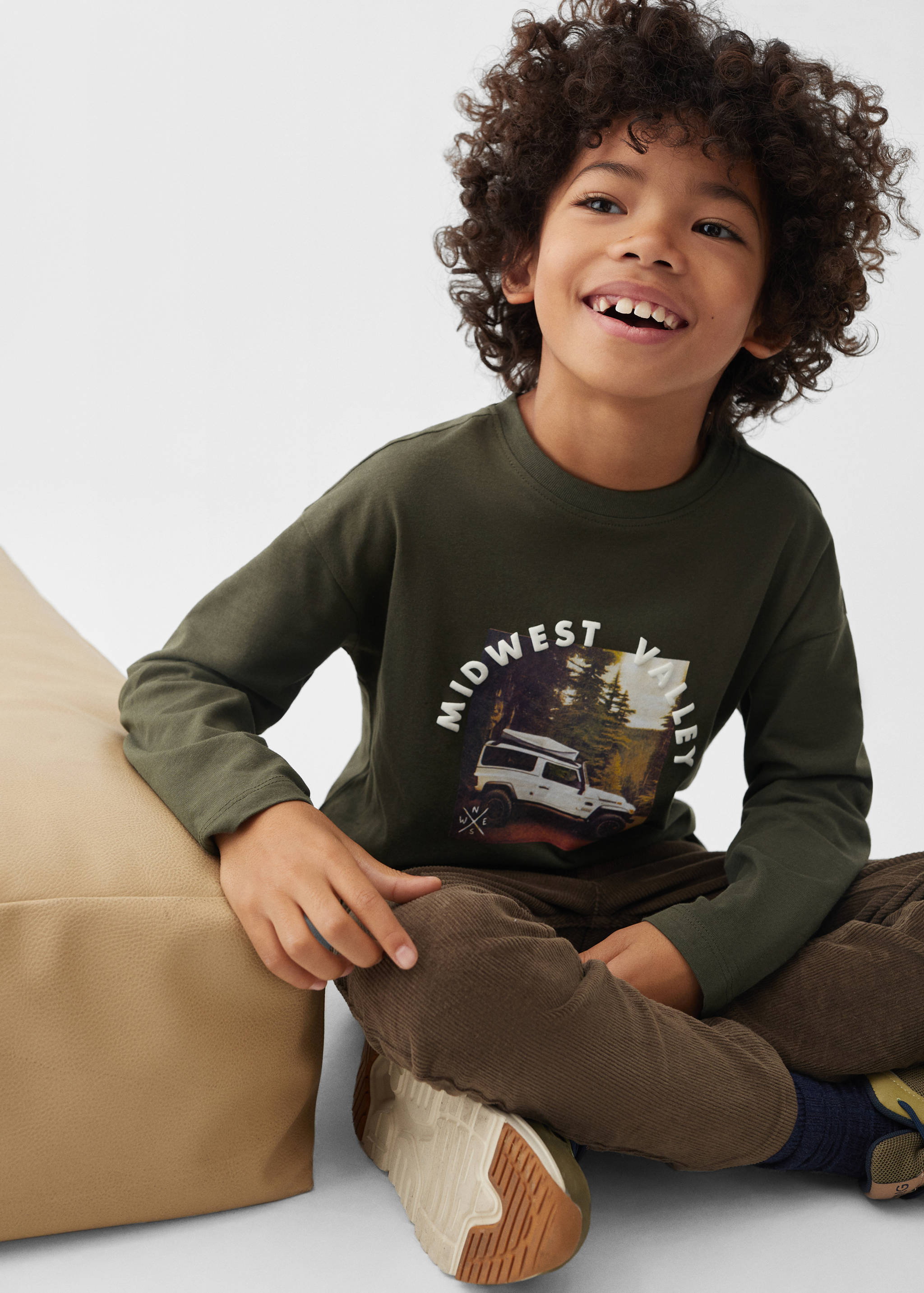 Printed cotton-blend T-shirt - Details of the article 2