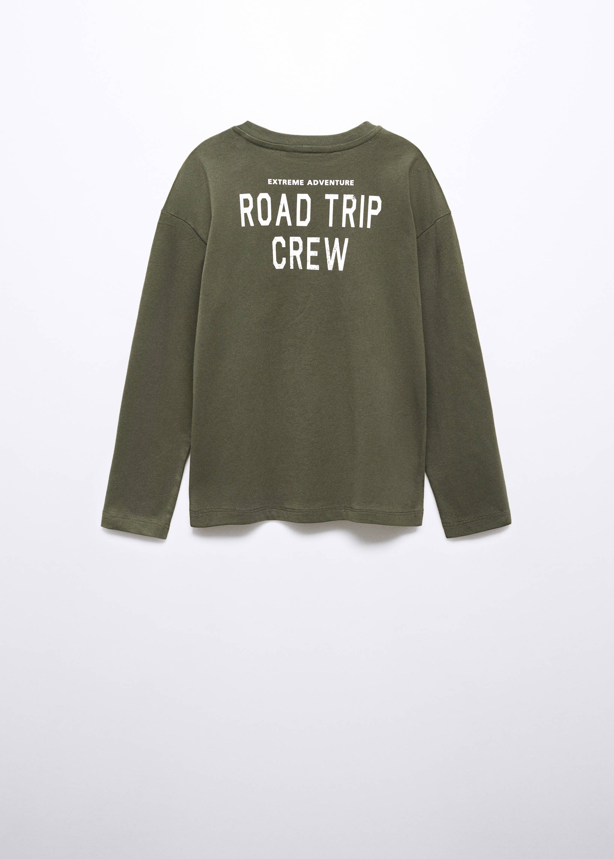 Printed cotton-blend T-shirt - Reverse of the article