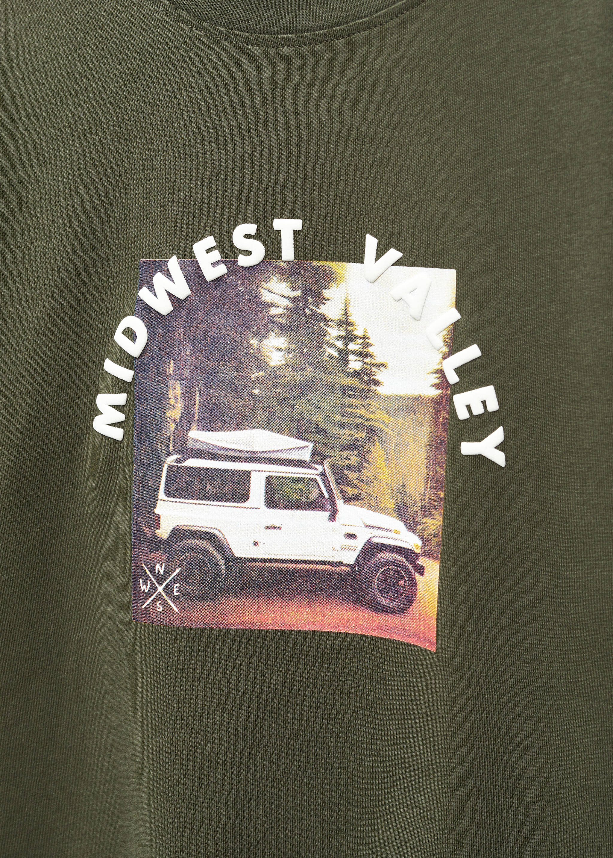 Printed cotton-blend T-shirt - Details of the article 8