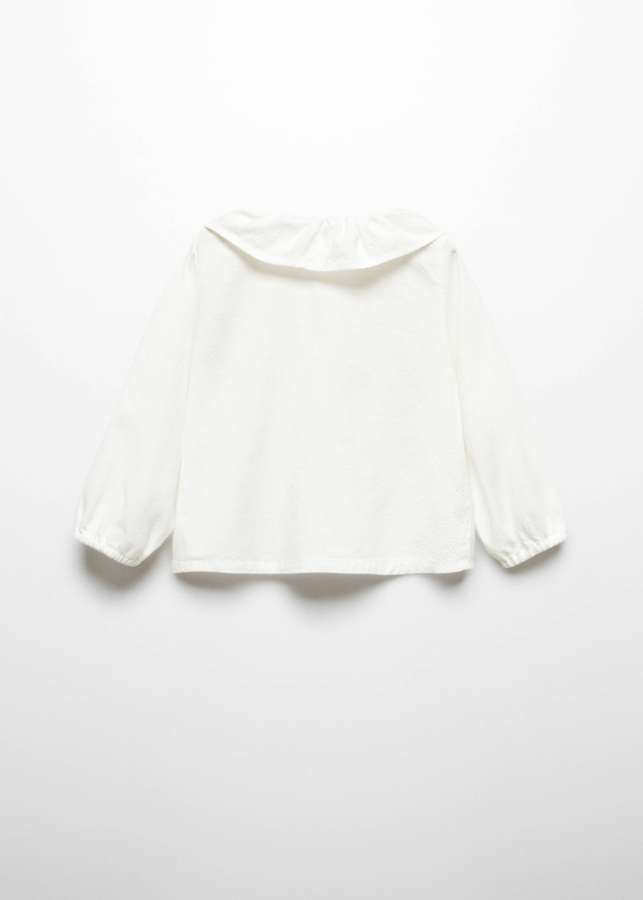 Babydoll collar blouse - Reverse of the article
