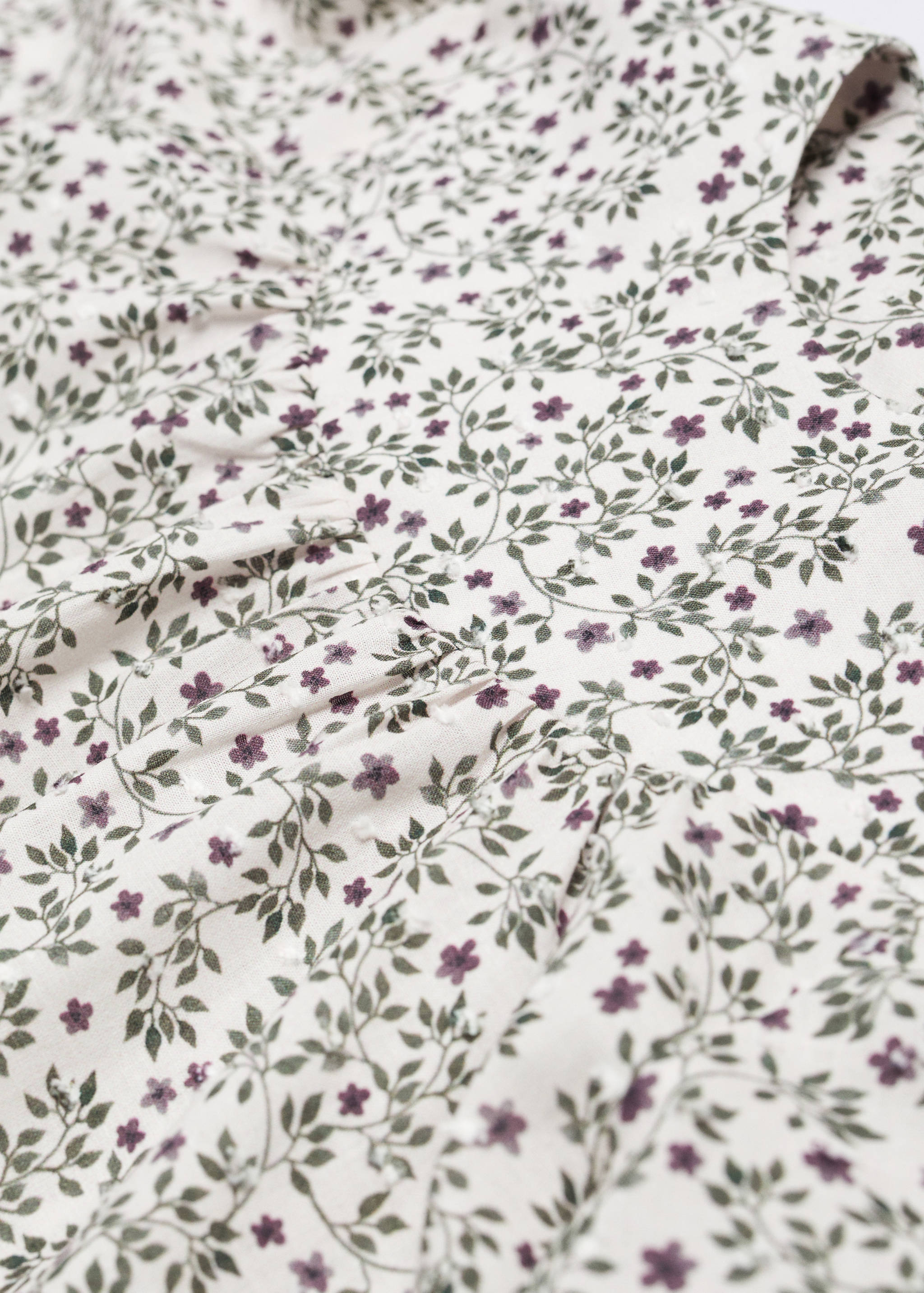 Blouse à fleurs coton - Détail de l'article 8