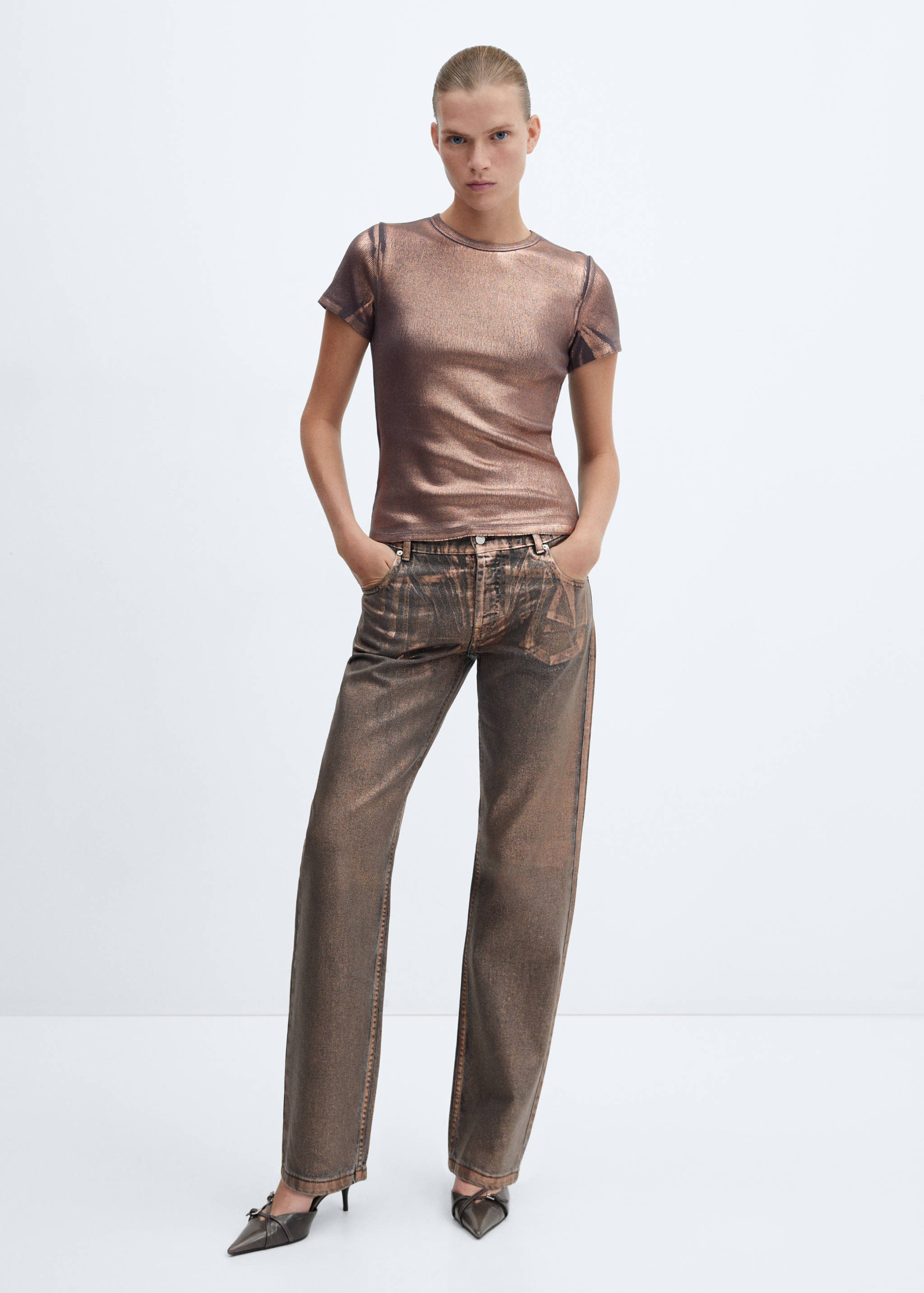 Foil short-sleeved t-shirt - General plane