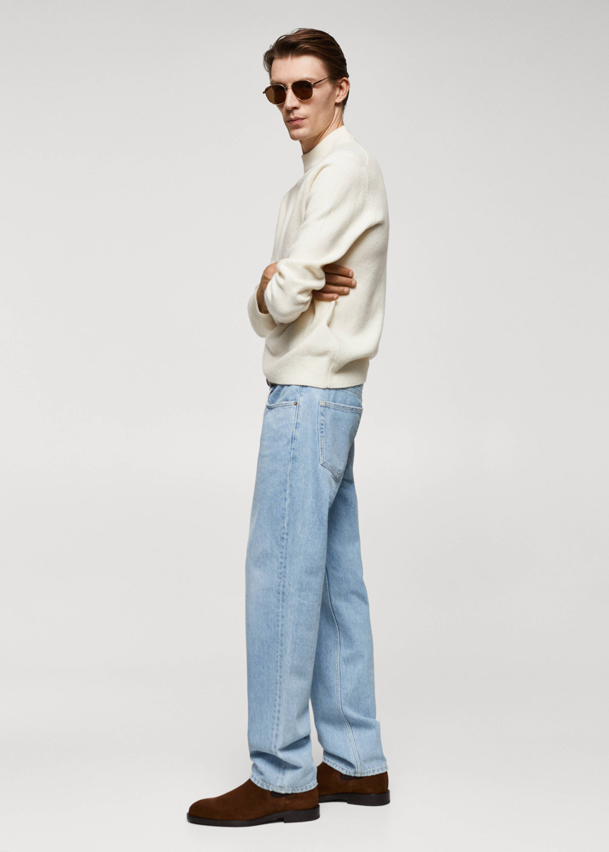 Wool-blend perkins-neck sweater - Details of the article 2