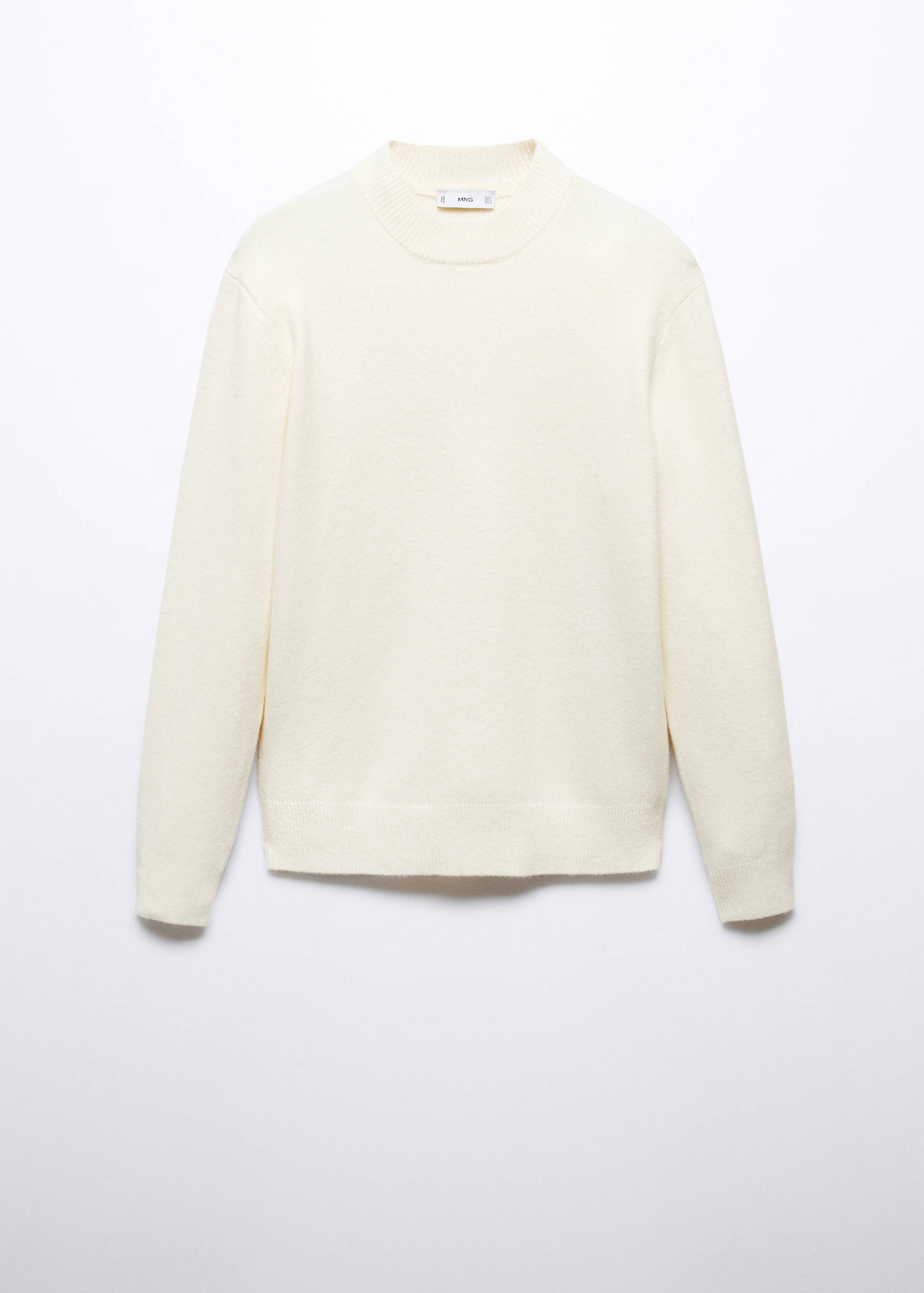 Wool-blend perkins-neck sweater - Article without model