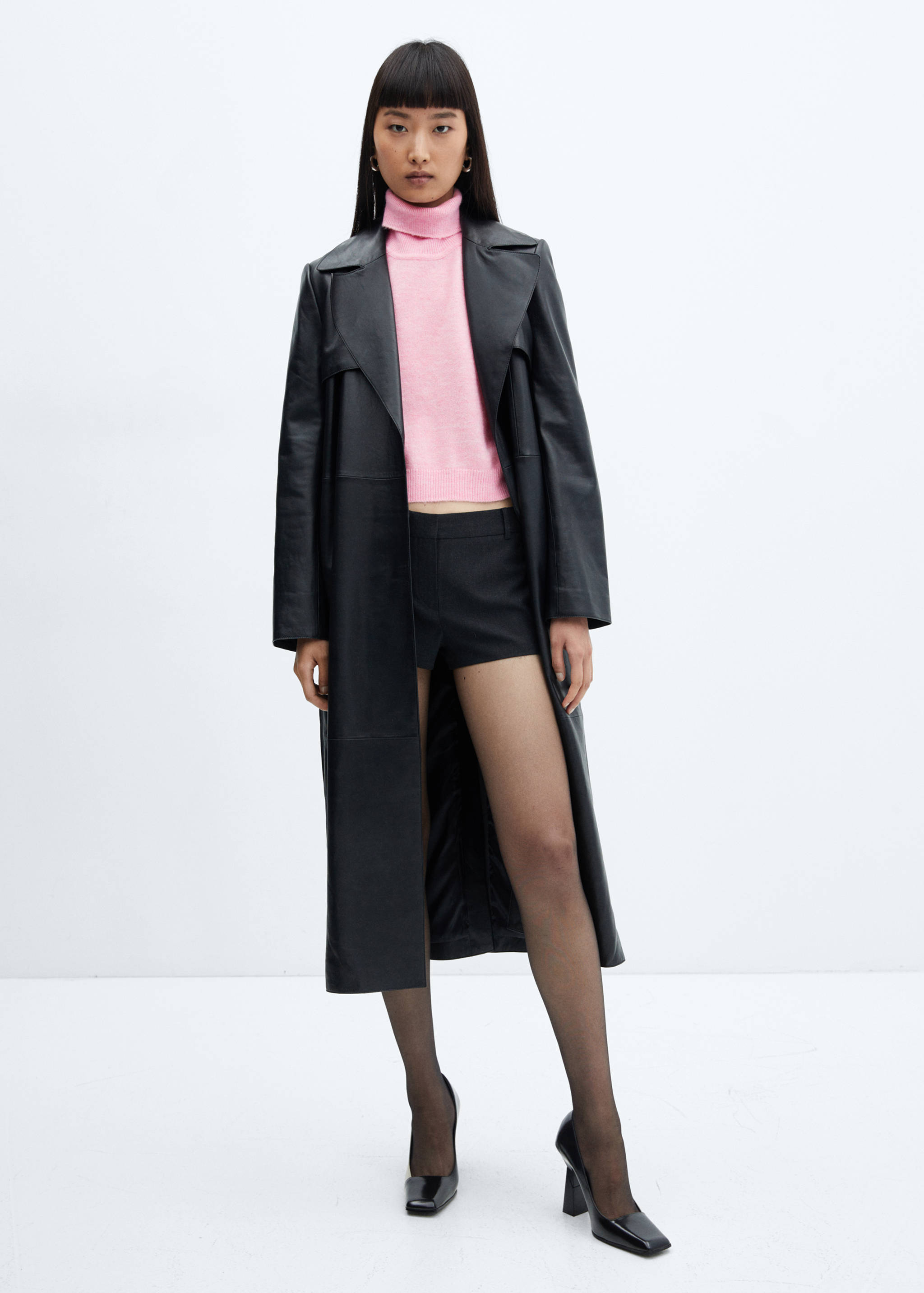 Turtleneck knitted sweater - General plane