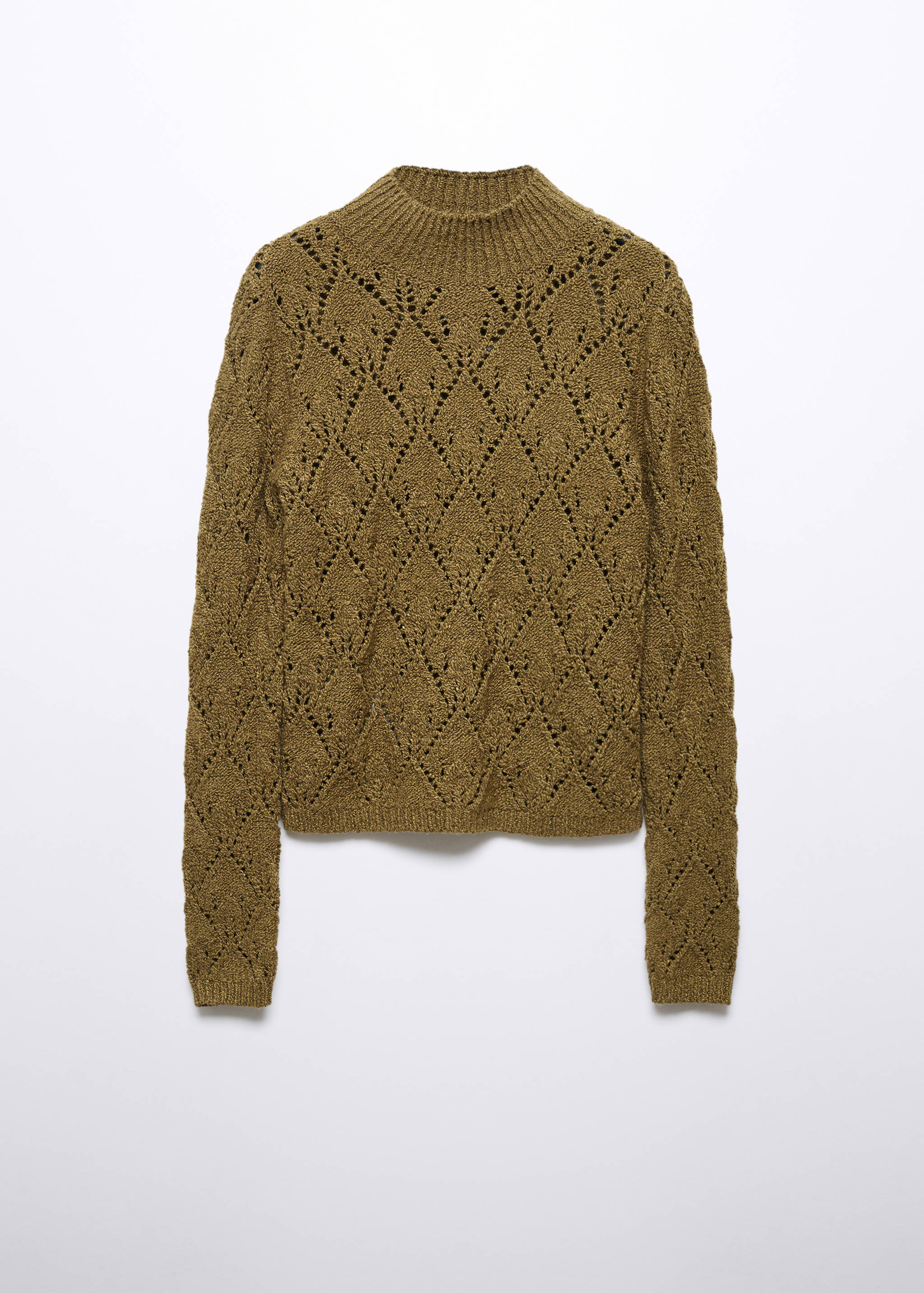 Svetr s detaily děrování - Zboží bez modelu