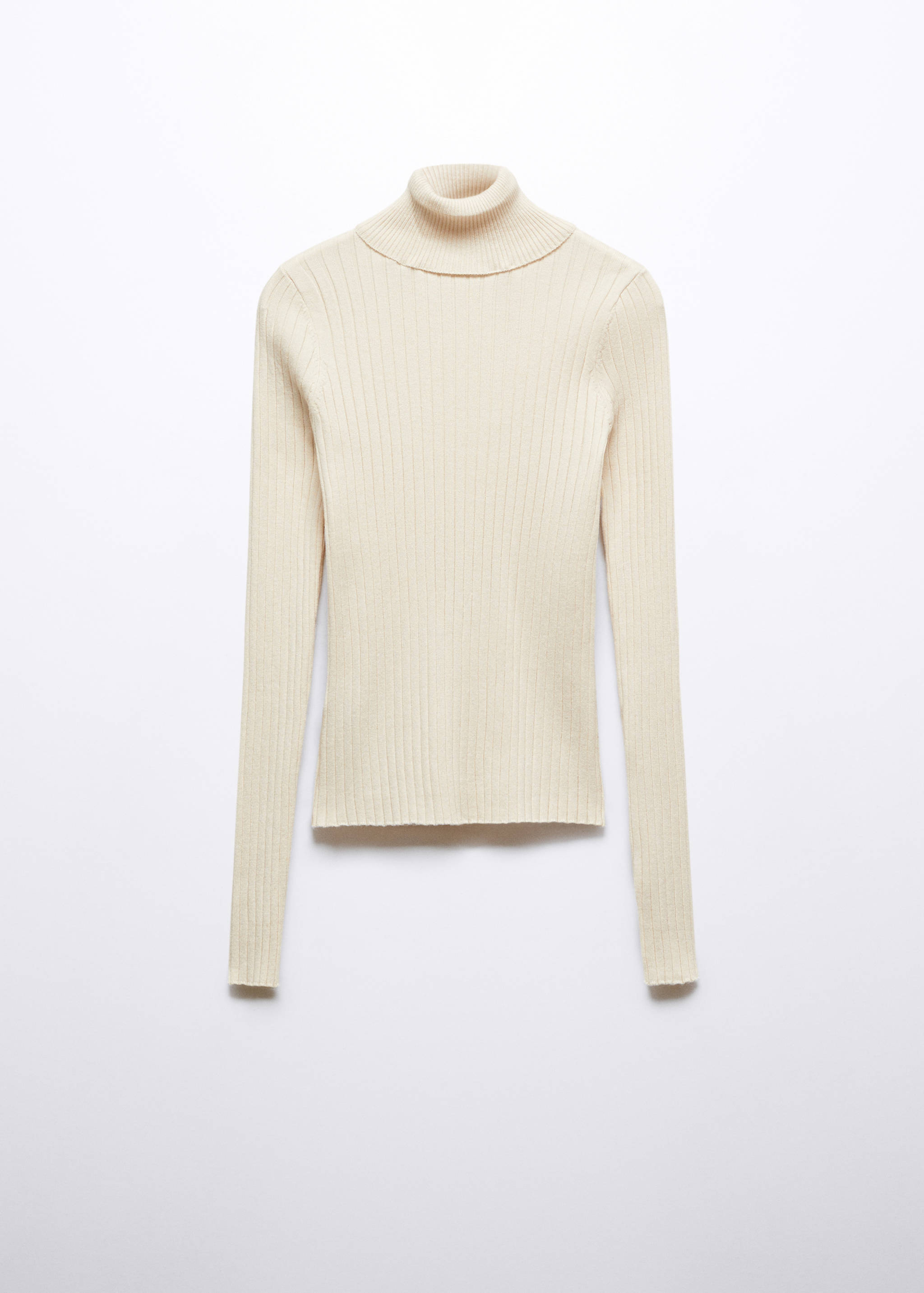 Ripp-Pullover mit Rollkragen - Artikel ohne Model