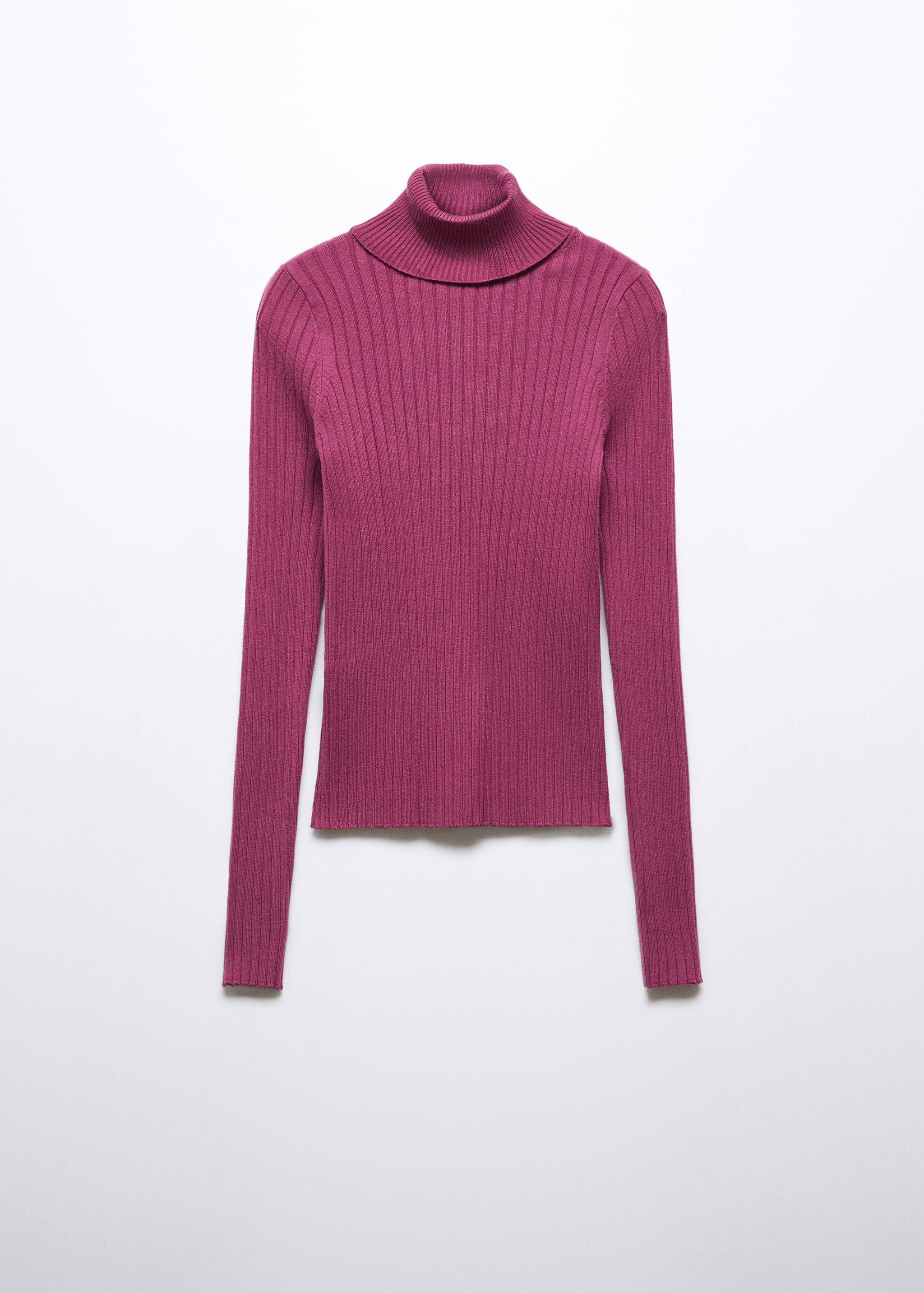 Ripp-Pullover mit Rollkragen - Artikel ohne Model