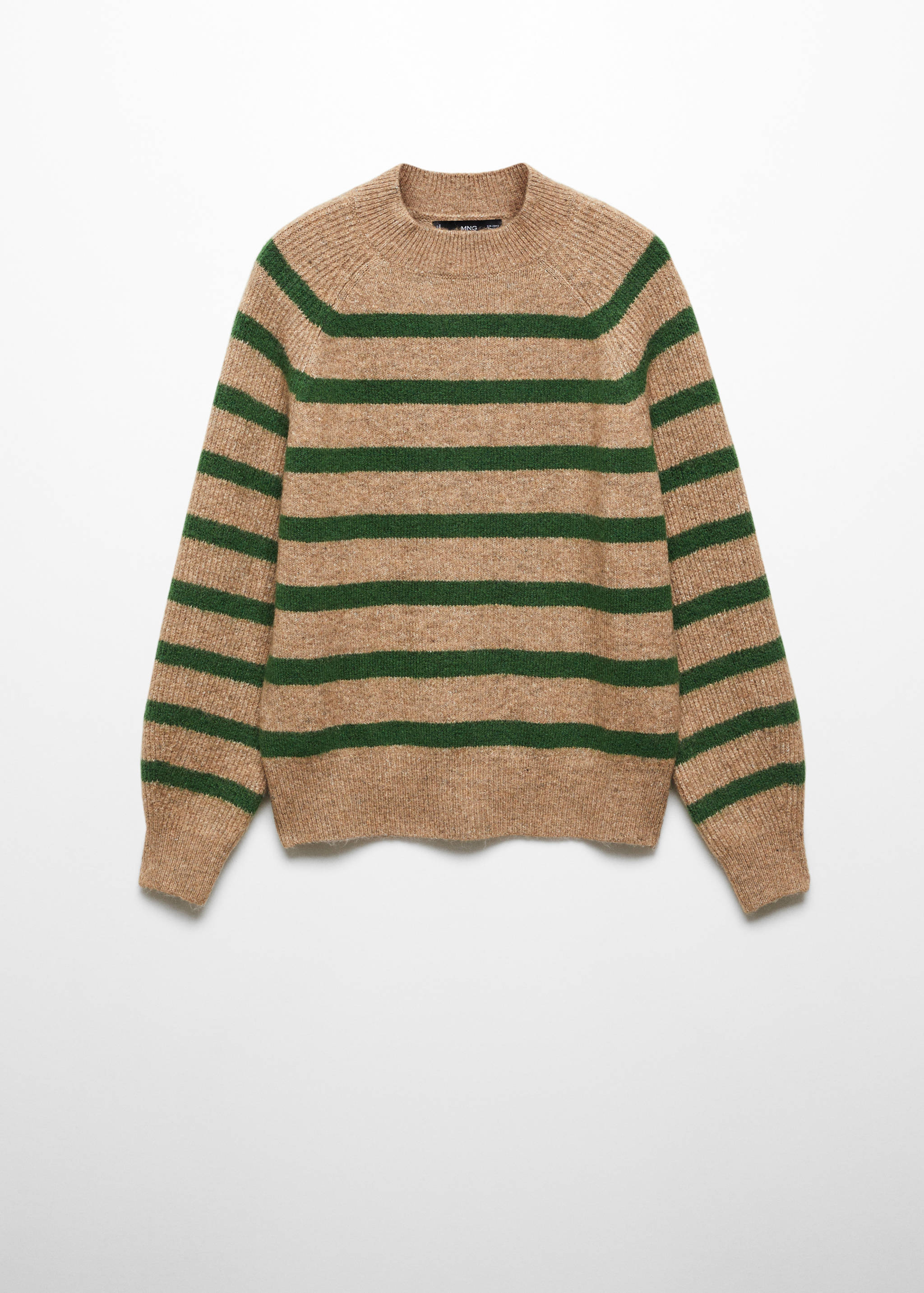 Round-neck striped sweater - Article without model