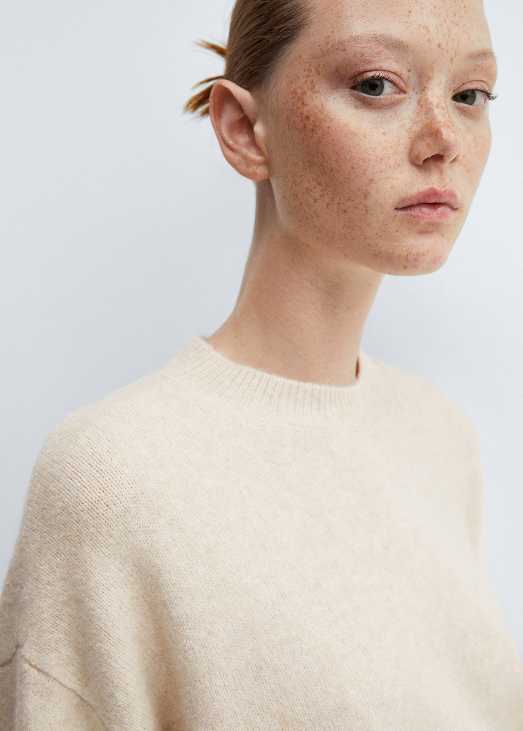 Rundhals-Strickjersey - Detail des Artikels 1