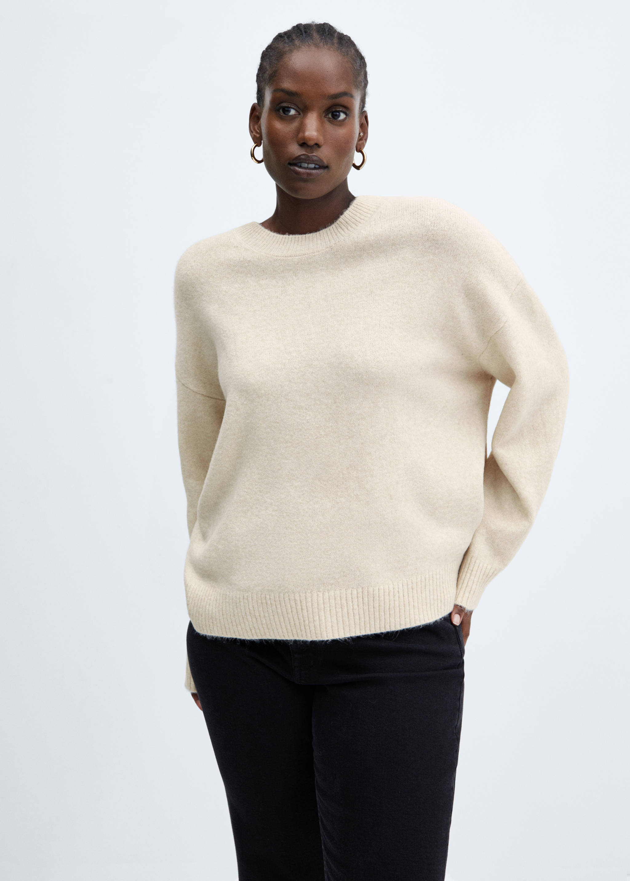 Rundhals-Strickjersey - Detail des Artikels 5