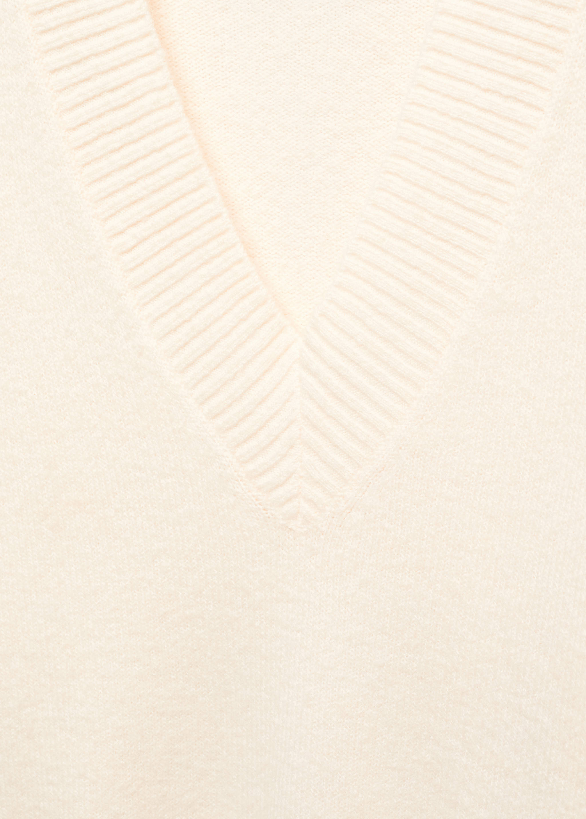 Oversized V-neck sweater - Details of the article 8
