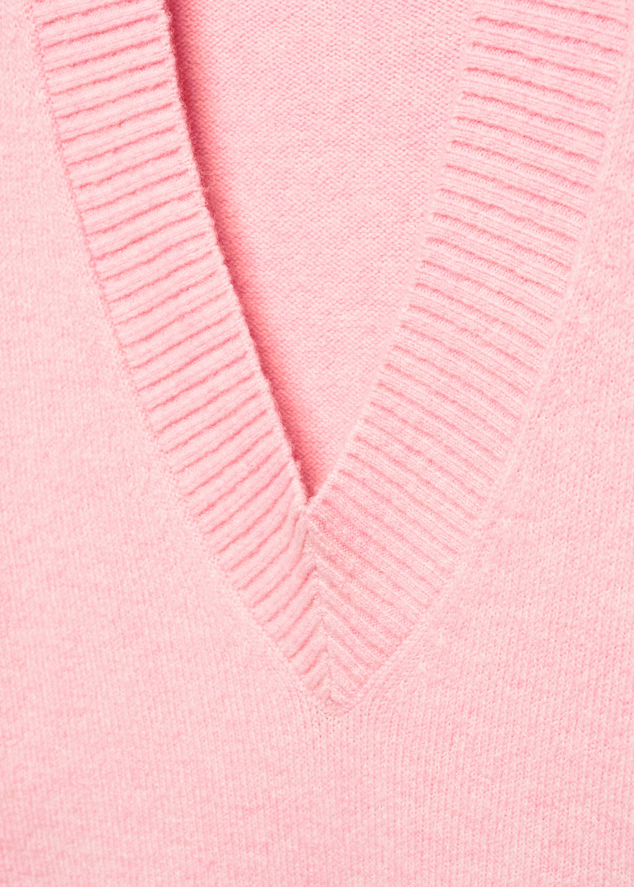 Oversized V-neck sweater - Details of the article 8