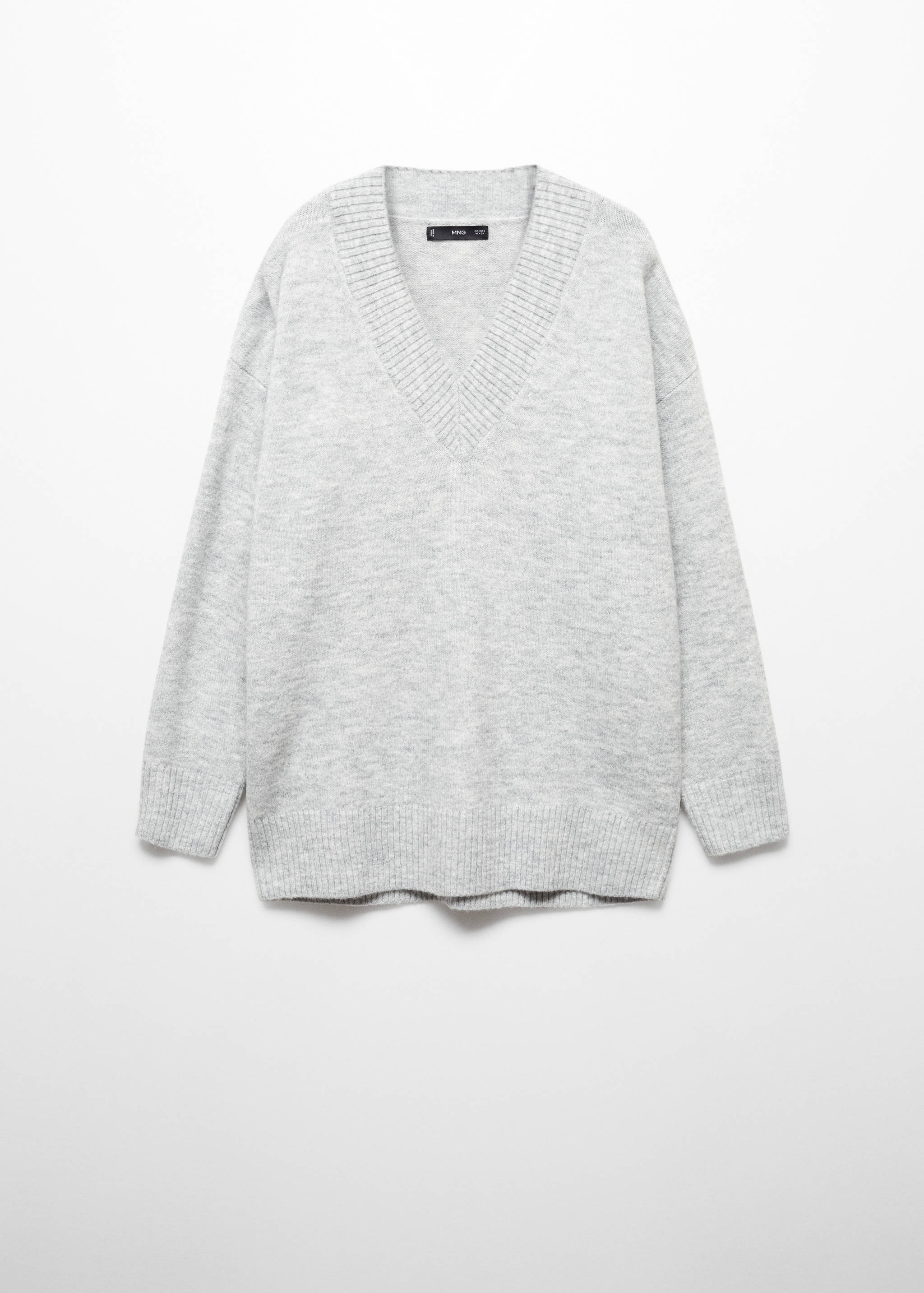 Oversized V-neck sweater - Article without model