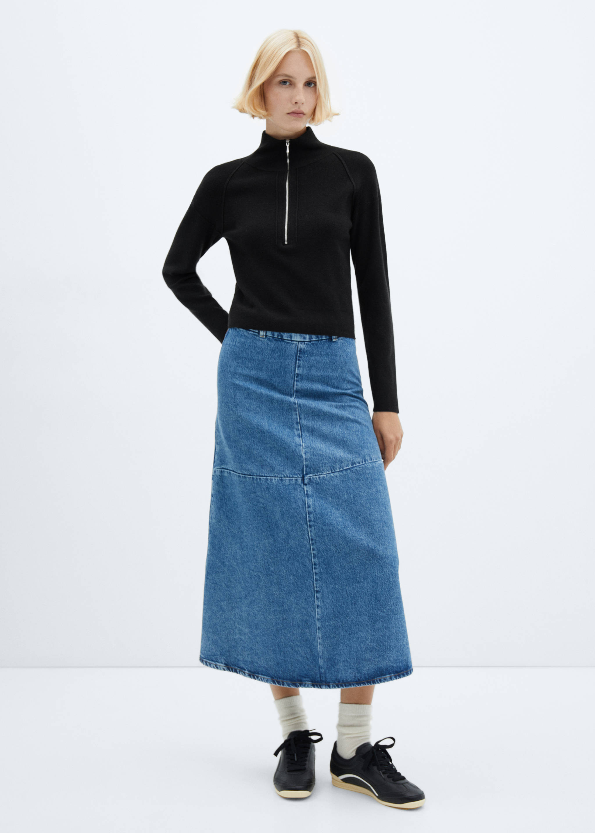 Zip neck jumper - General plane