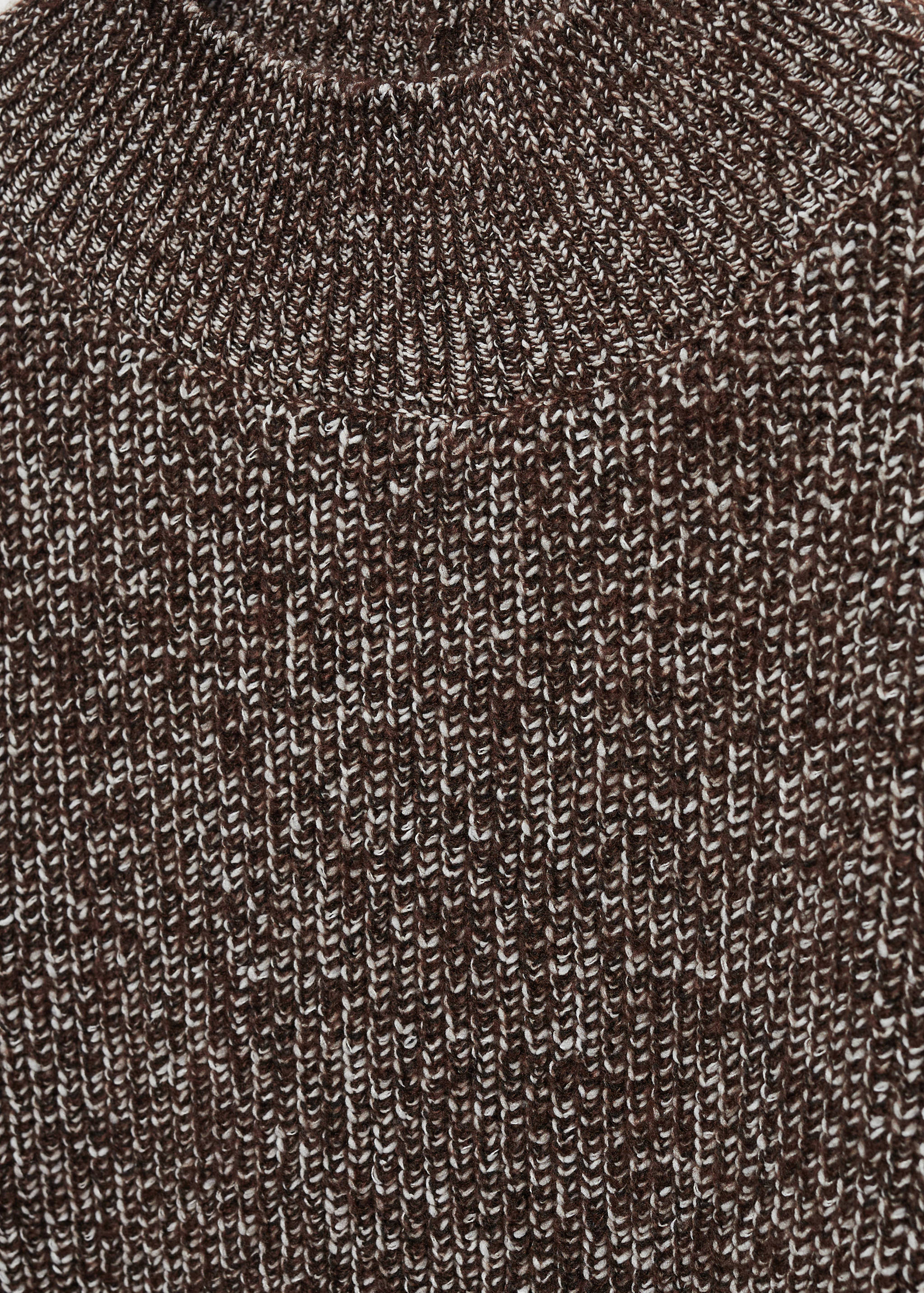 Knitted sweater with perkins neck - Details of the article 8