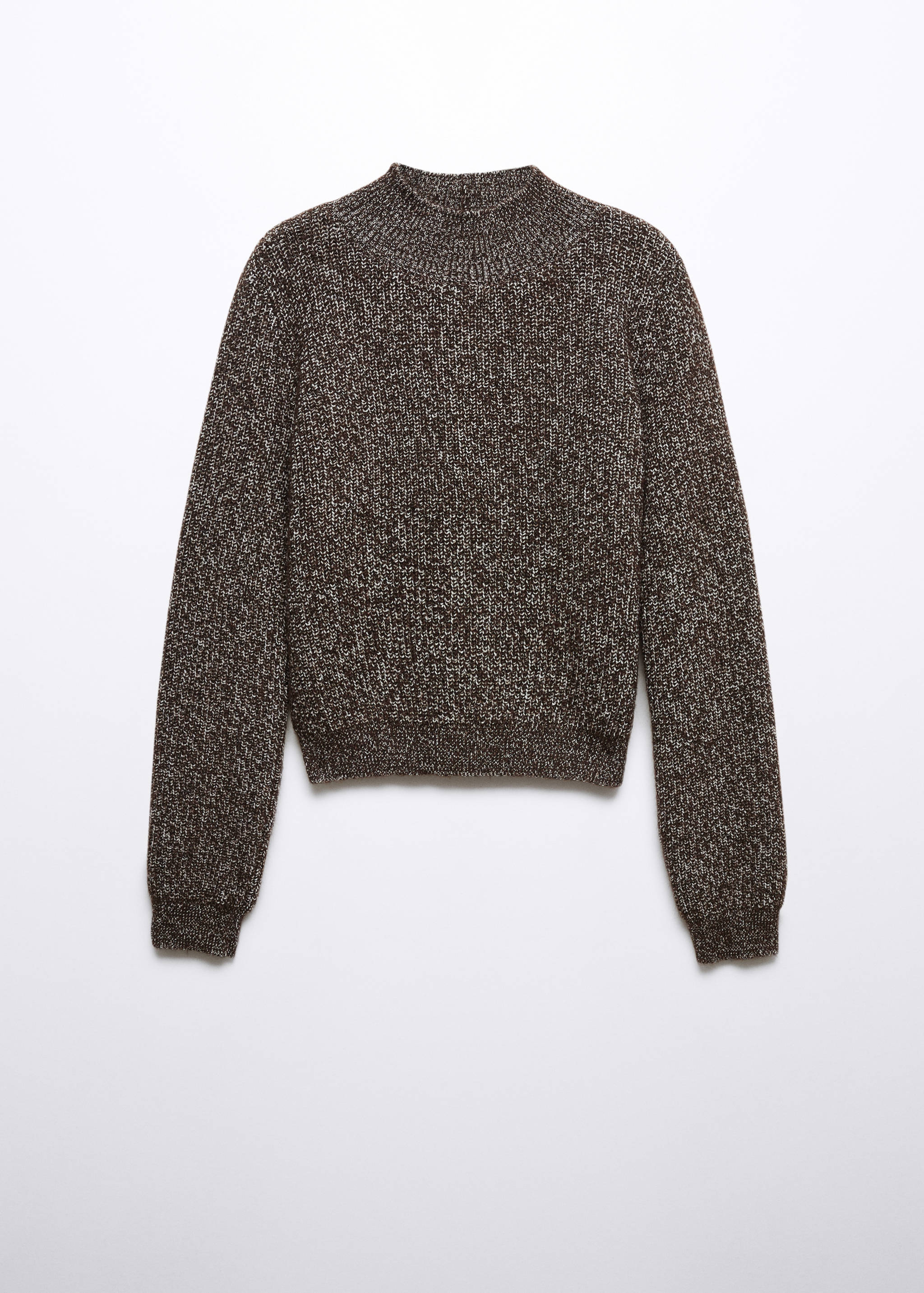 Knitted sweater with perkins neck - Article without model