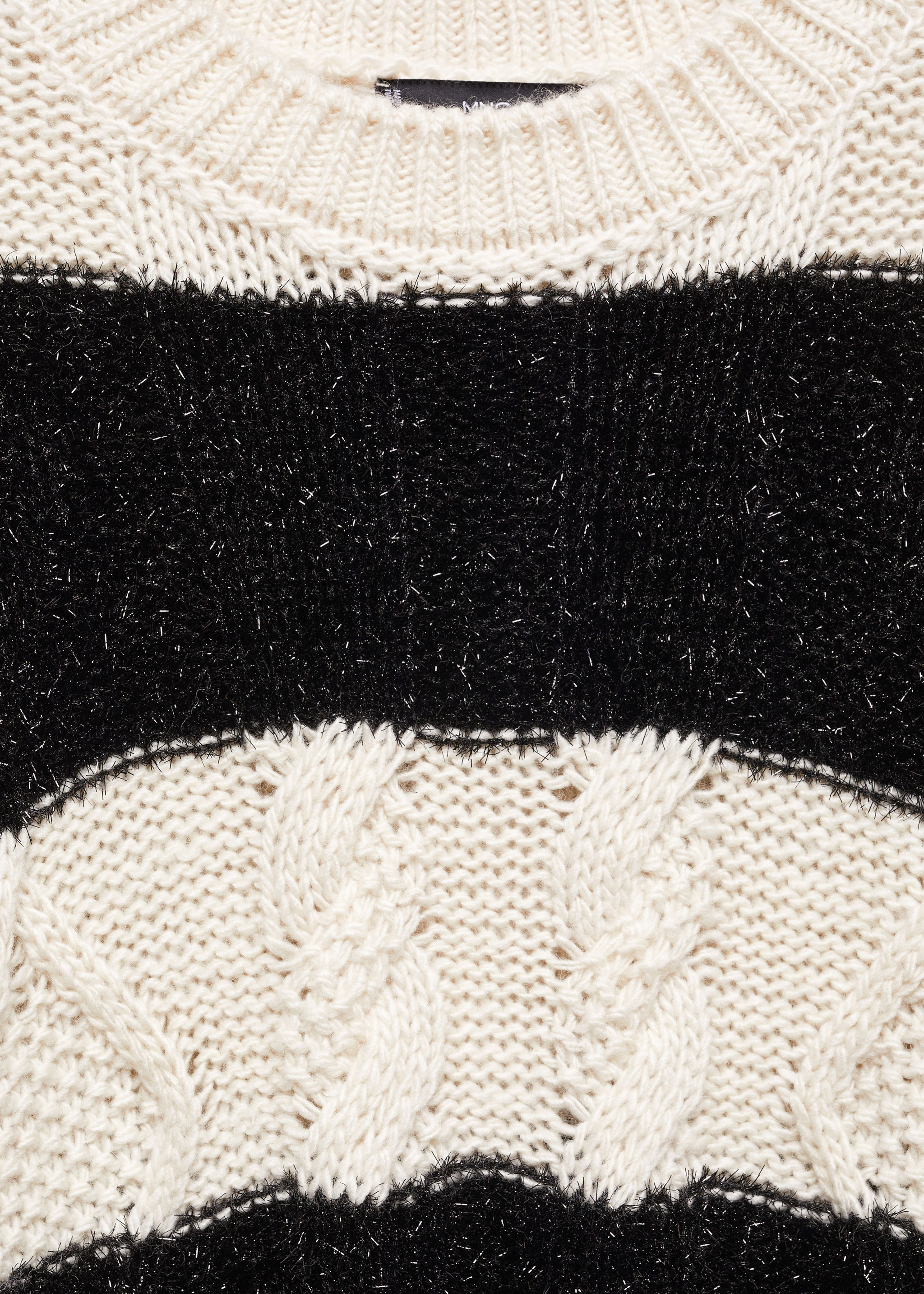 Gestreifter Pullover aus Lurexgewebe - Detail des Artikels 8