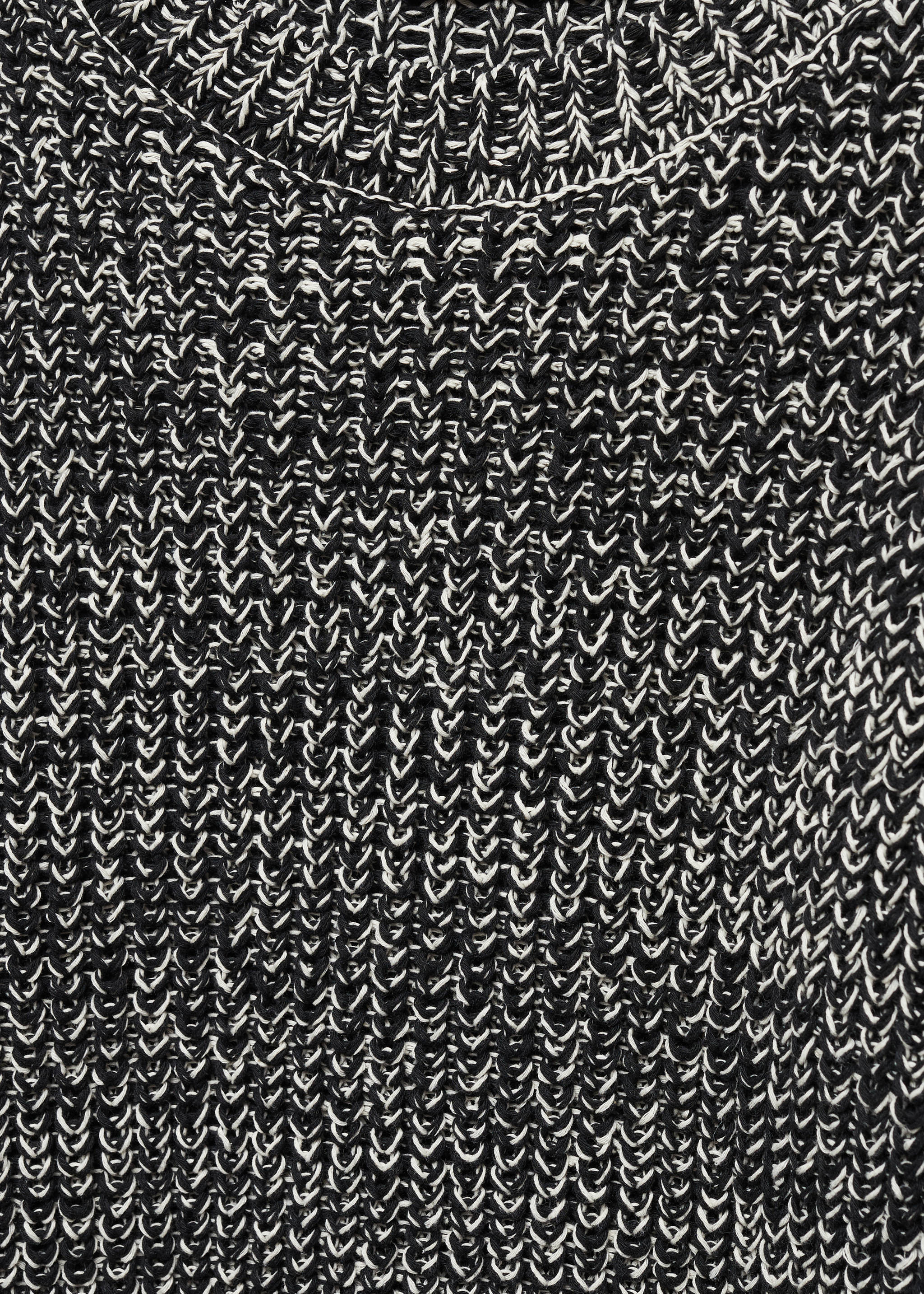 Mottled round-neck sweater - Details of the article 8