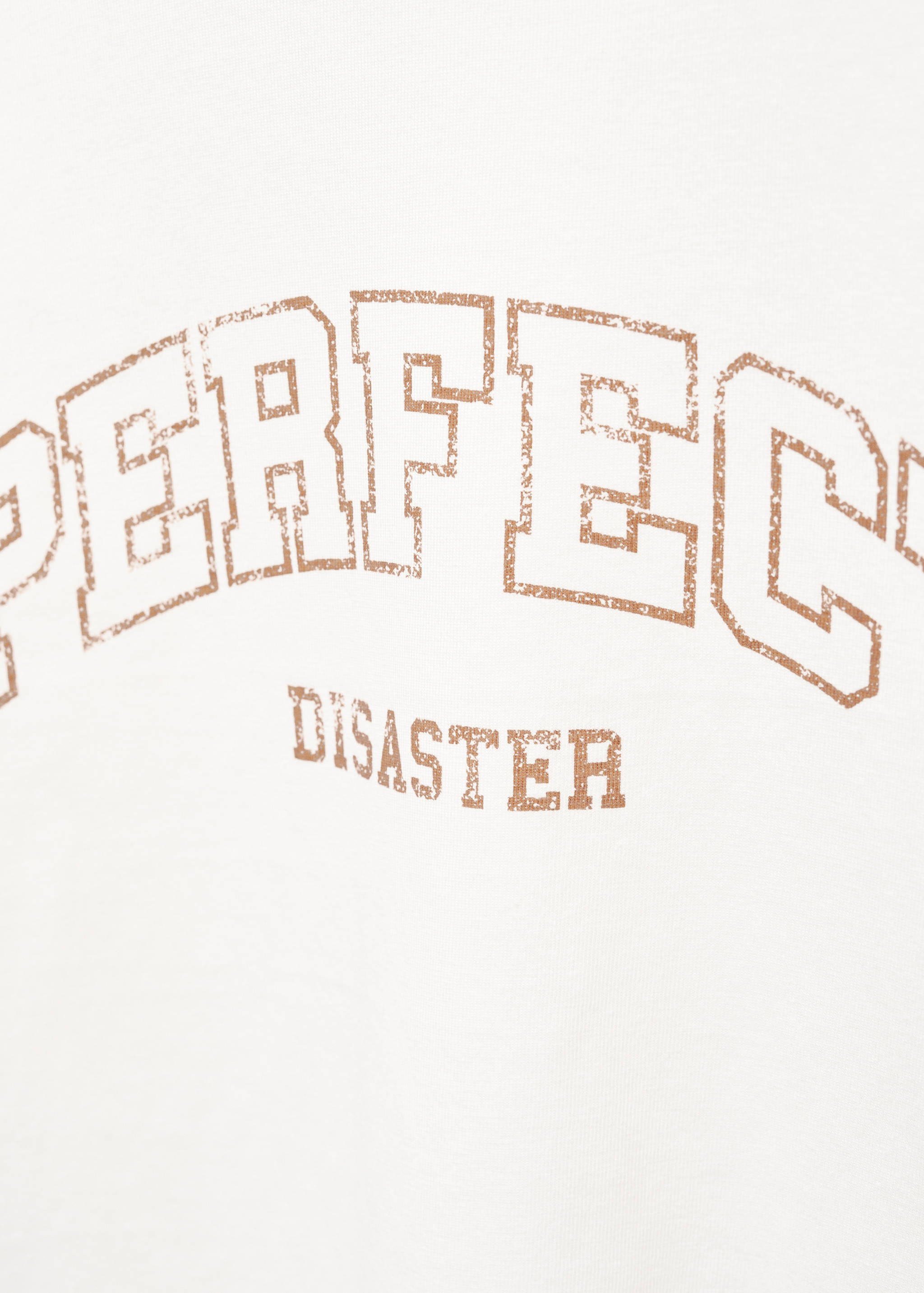 Printed message T-shirt - Details of the article 8