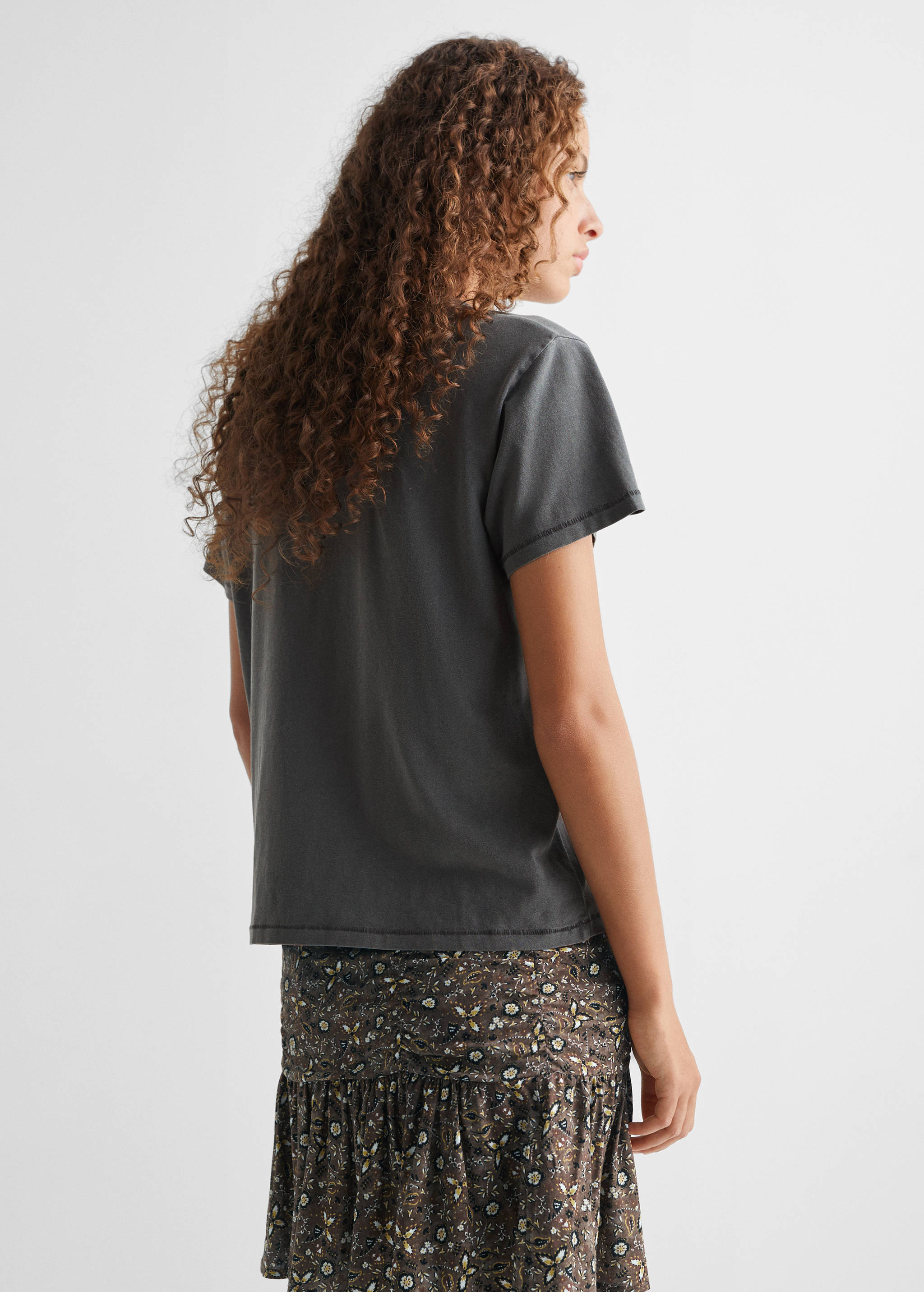 Samarreta missatge estampat - Revers de l'article