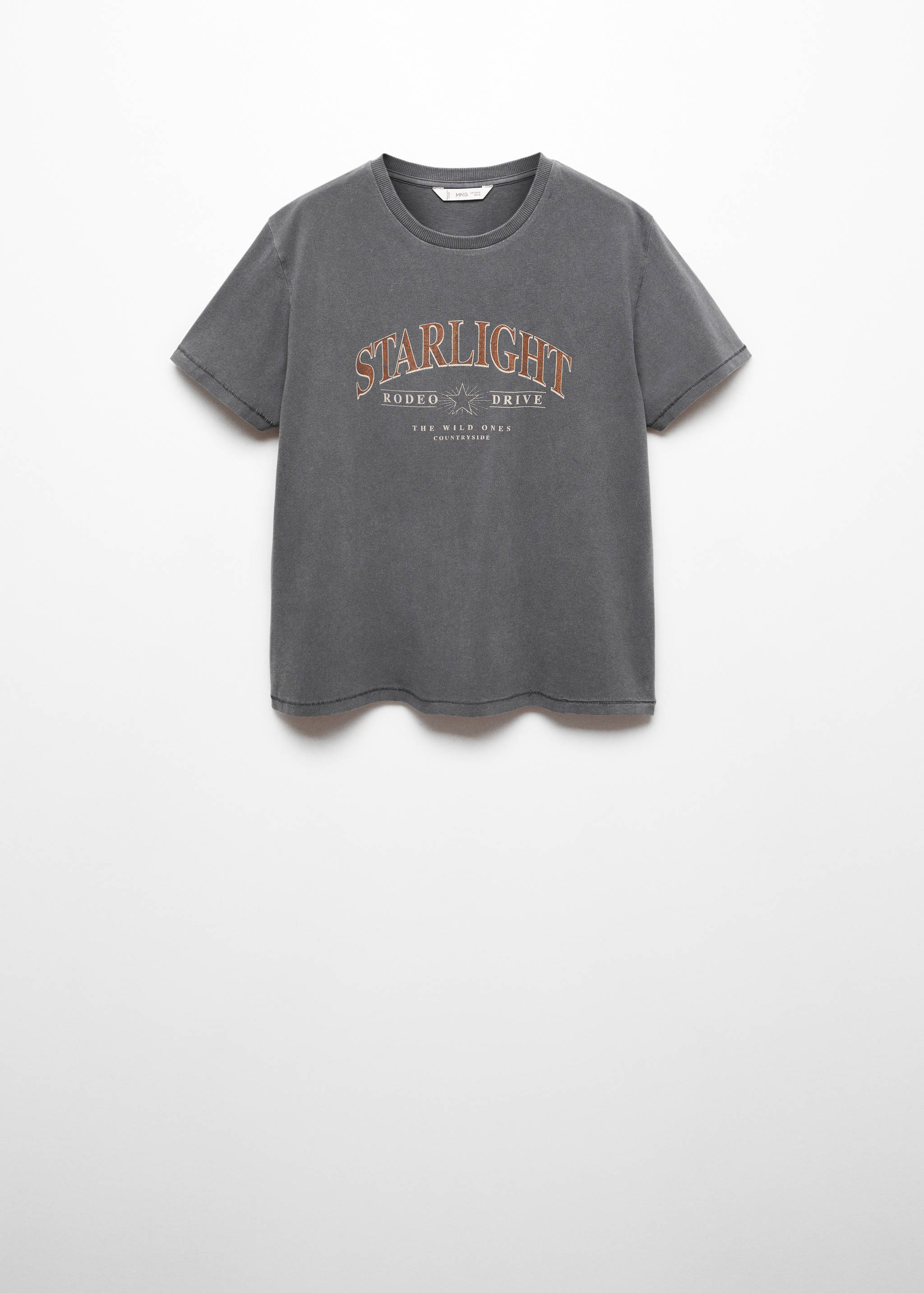 T-Shirt mit Textaufdruck - Artikel ohne Model