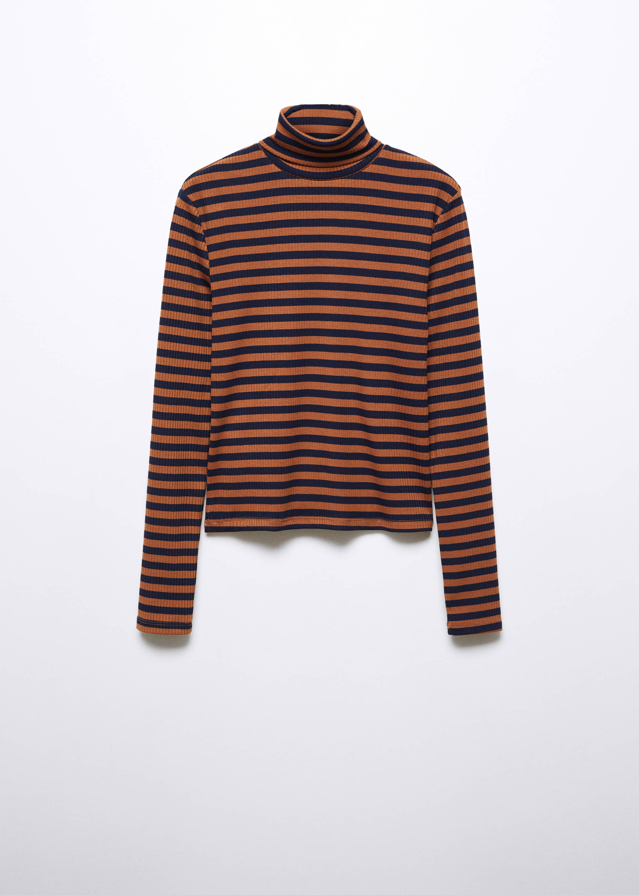 Striped turtleneck T-shirt - Article without model