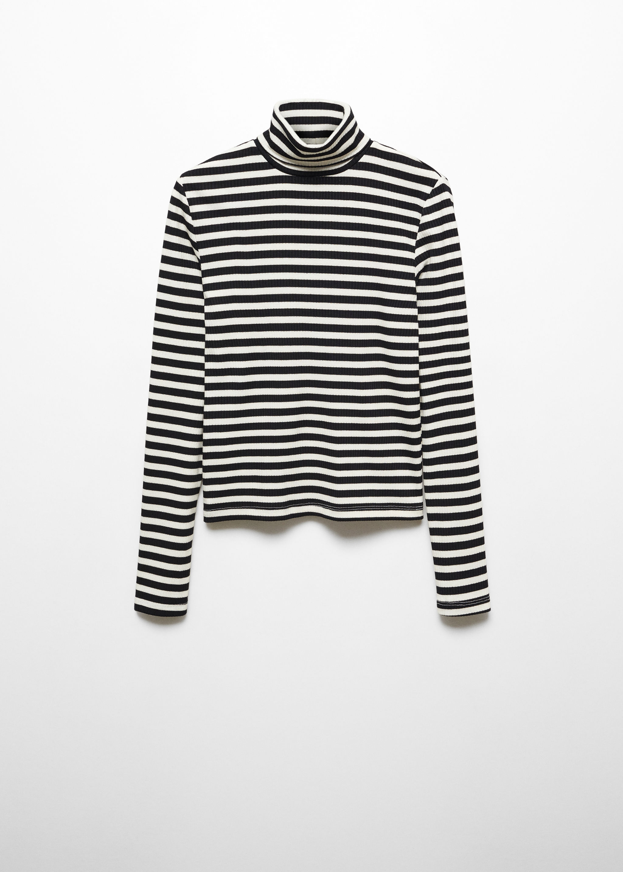 Striped turtleneck T-shirt - Article without model