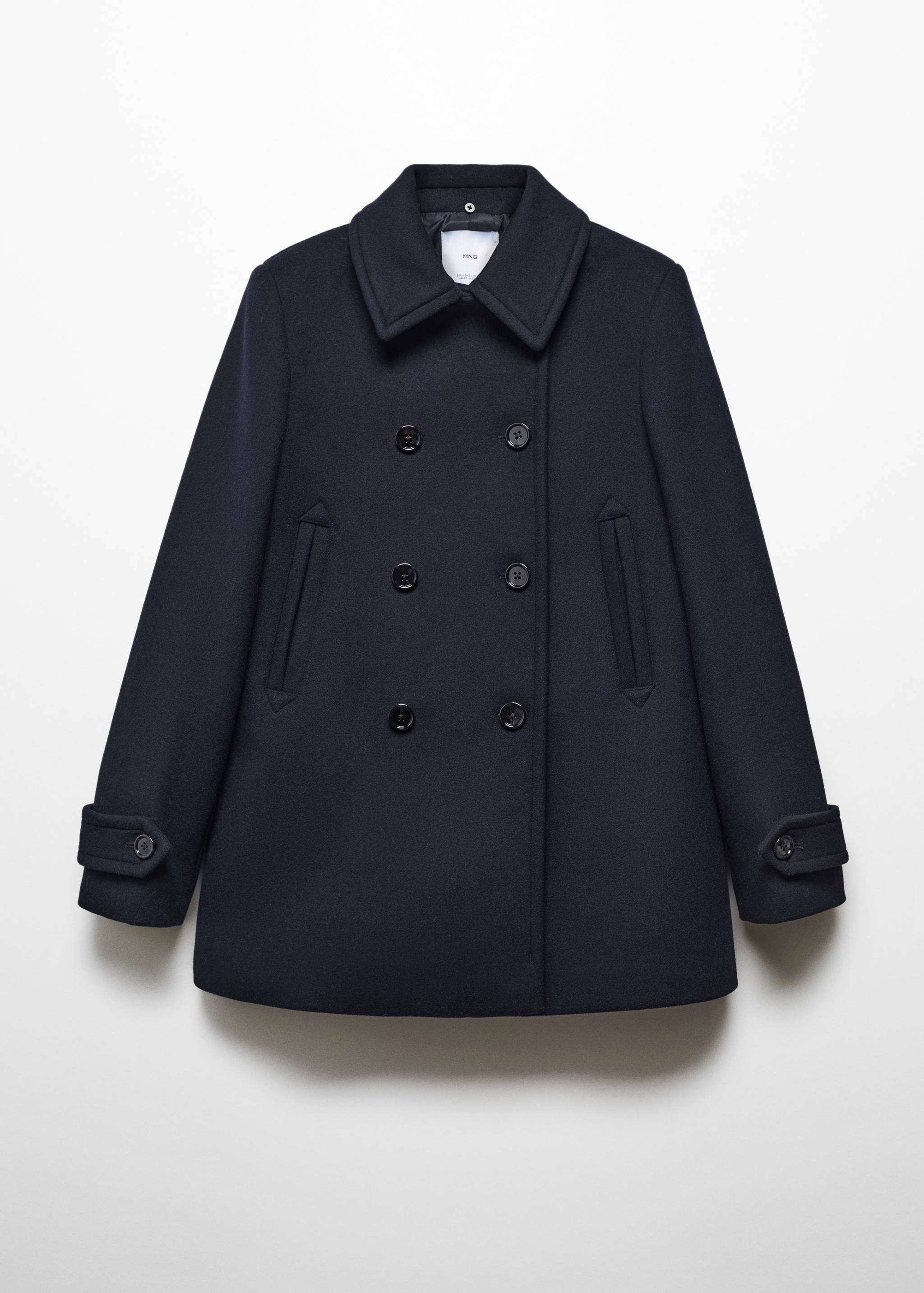 Abrigo doble botonadura cuello pelo - Detalle del artículo 8