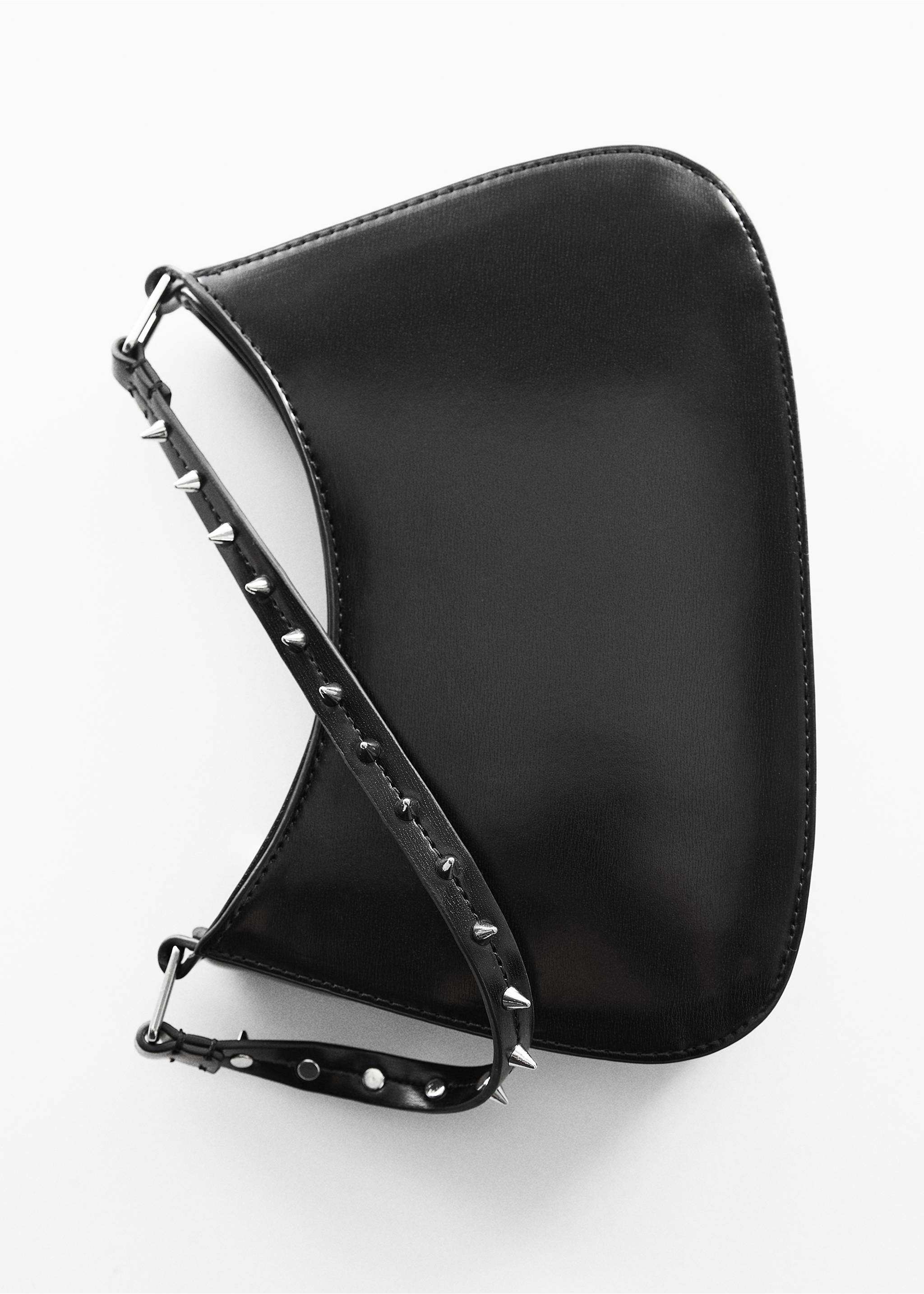 Studs handle bag - Details of the article 5, Black. Ref: 57008279-00.