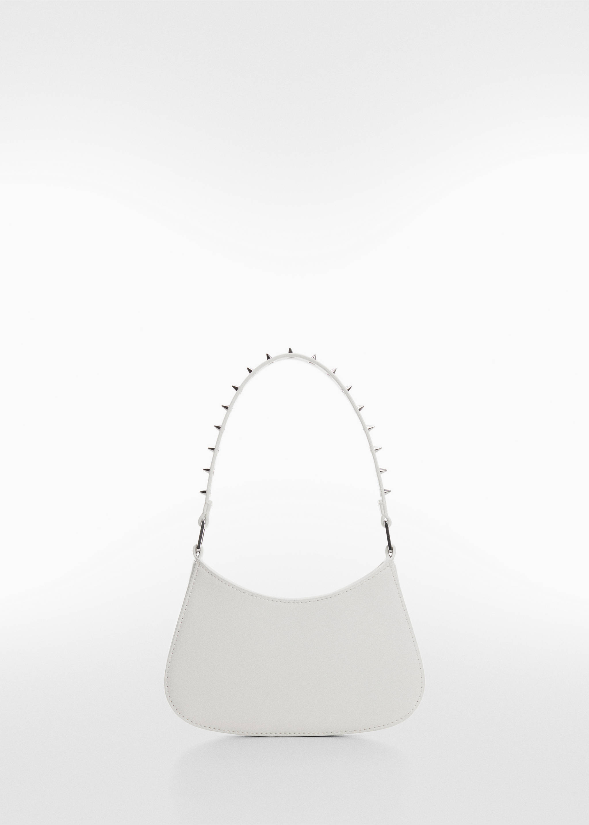 Studs handle bag - Article without model, White. Ref: 57008280-00.