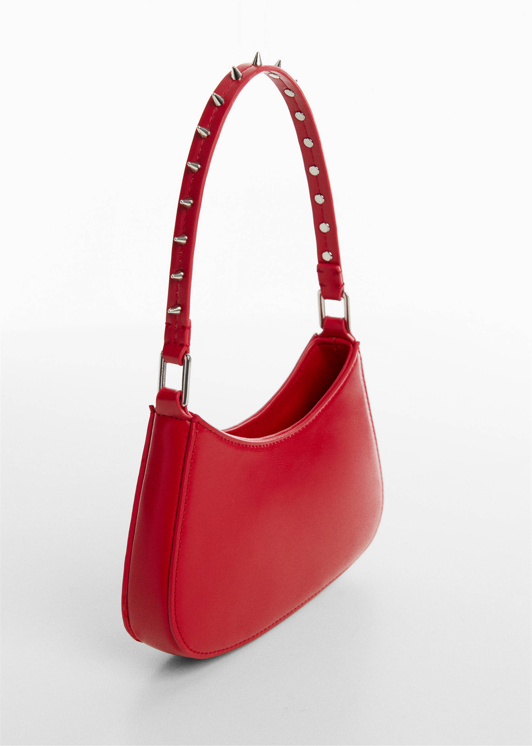 Studs handle bag - Medium plane, Red. Ref: 57008280-00.