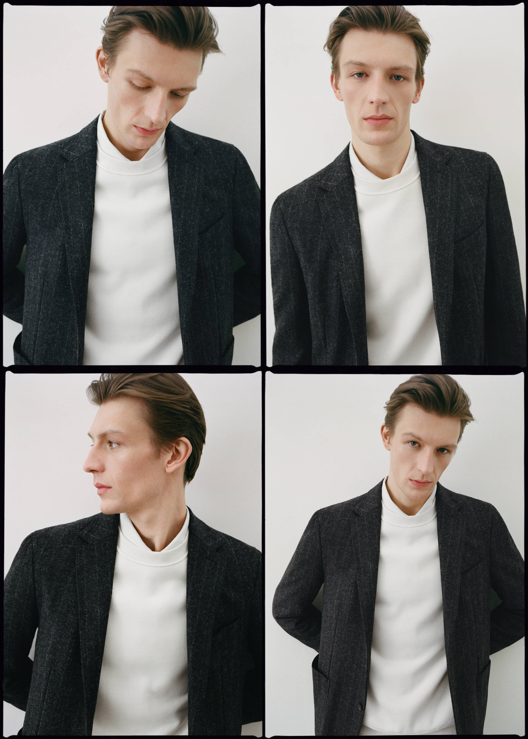 Pinstripe virgin wool blazer - Details of the article 6