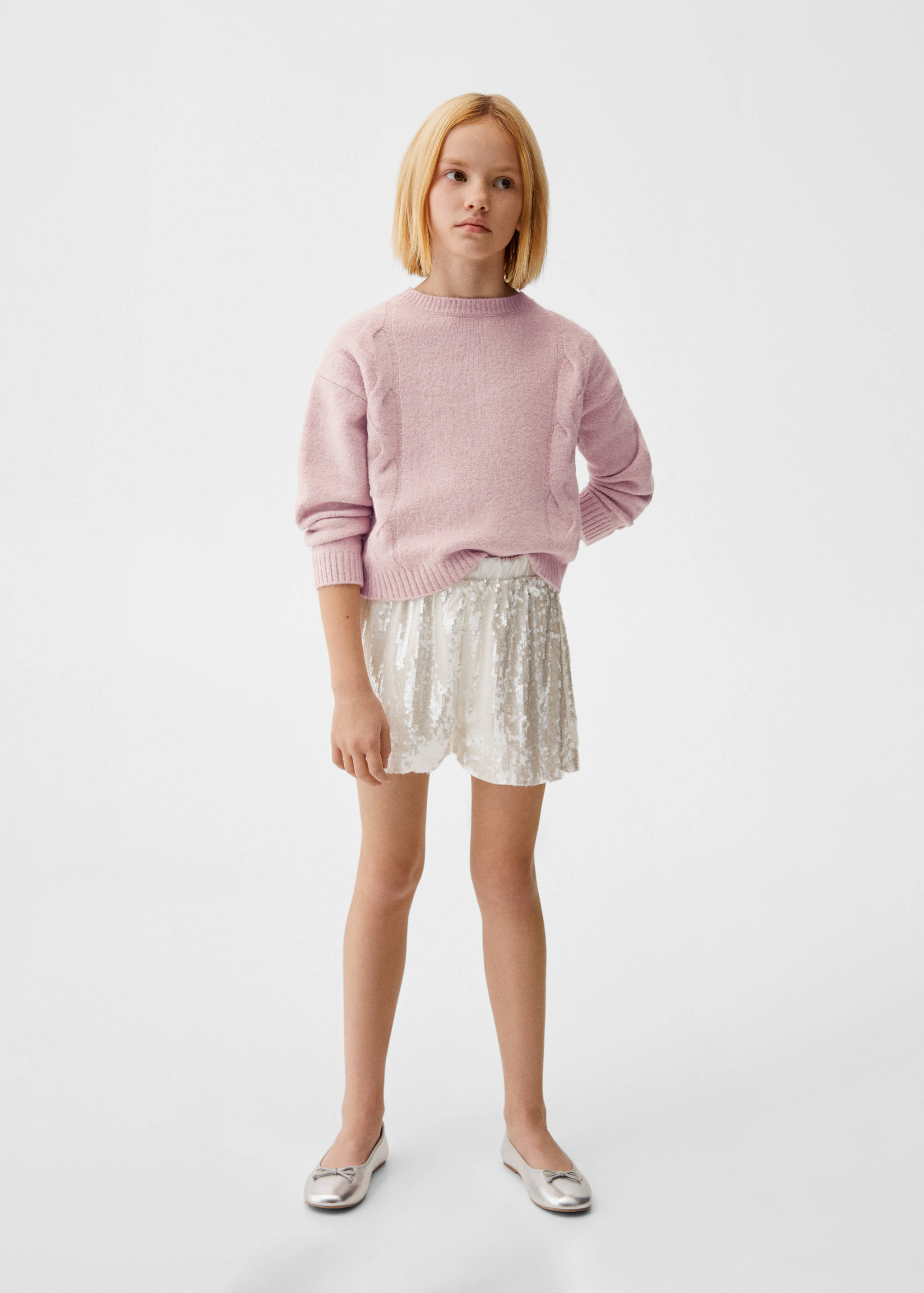 Bow knit sweater - General plane