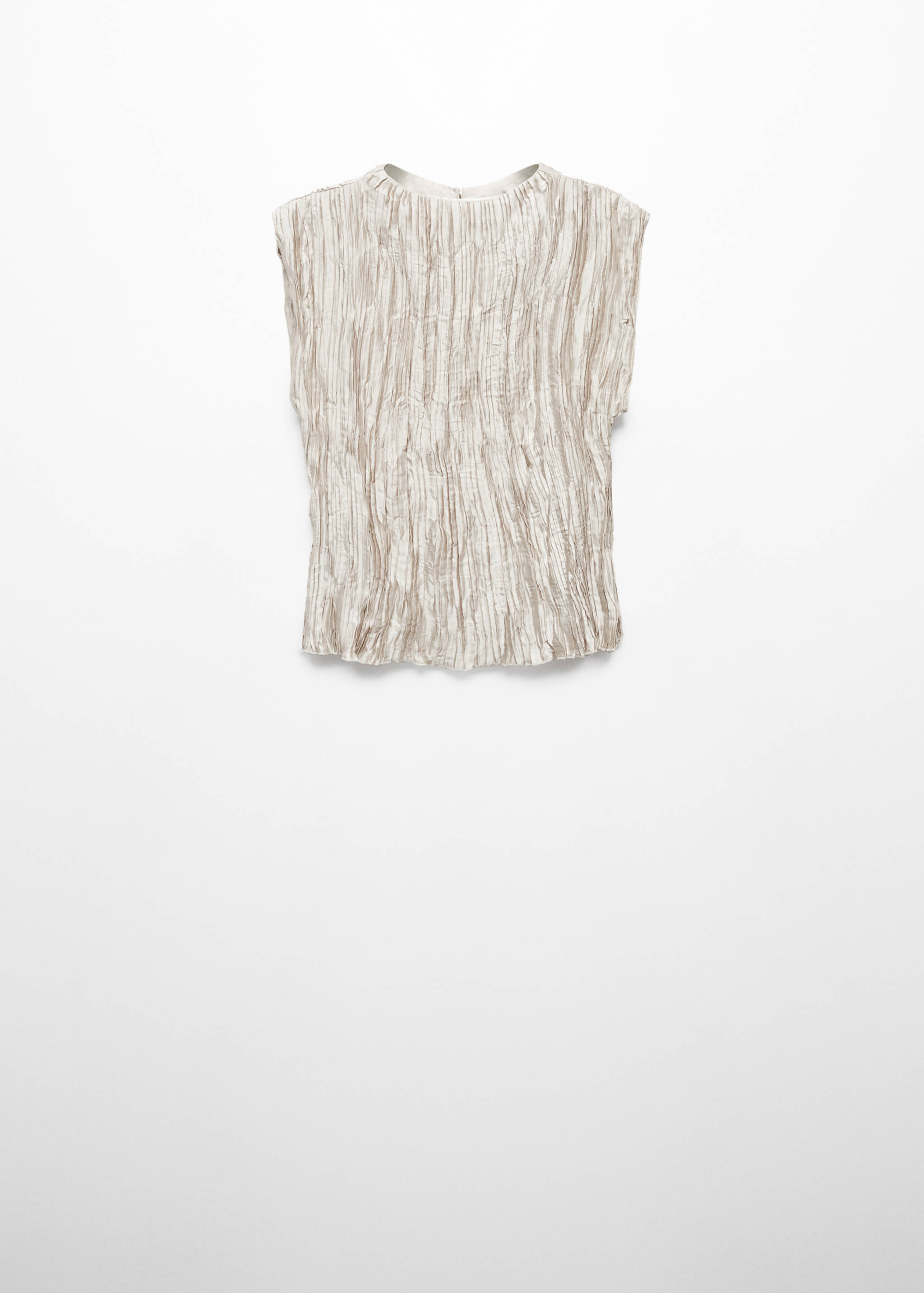 Blouse plissée satinée - Article sans modèle