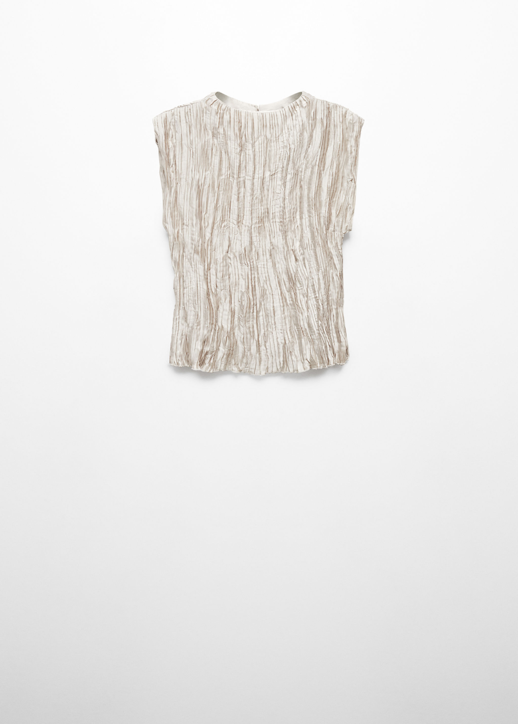 Blouse plissée satinée - Article sans modèle