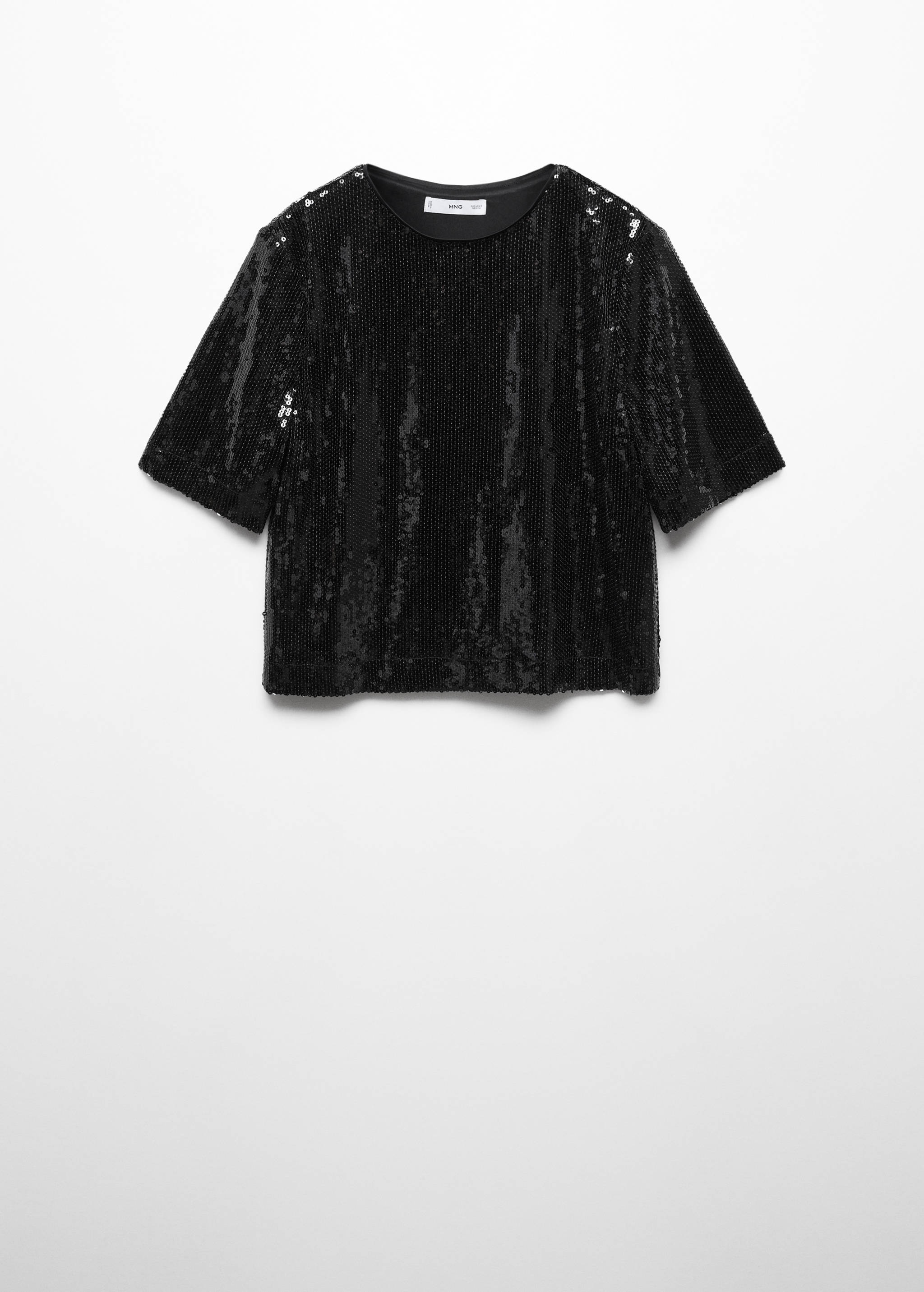 T-shirt met pailletten - Artikel zonder model