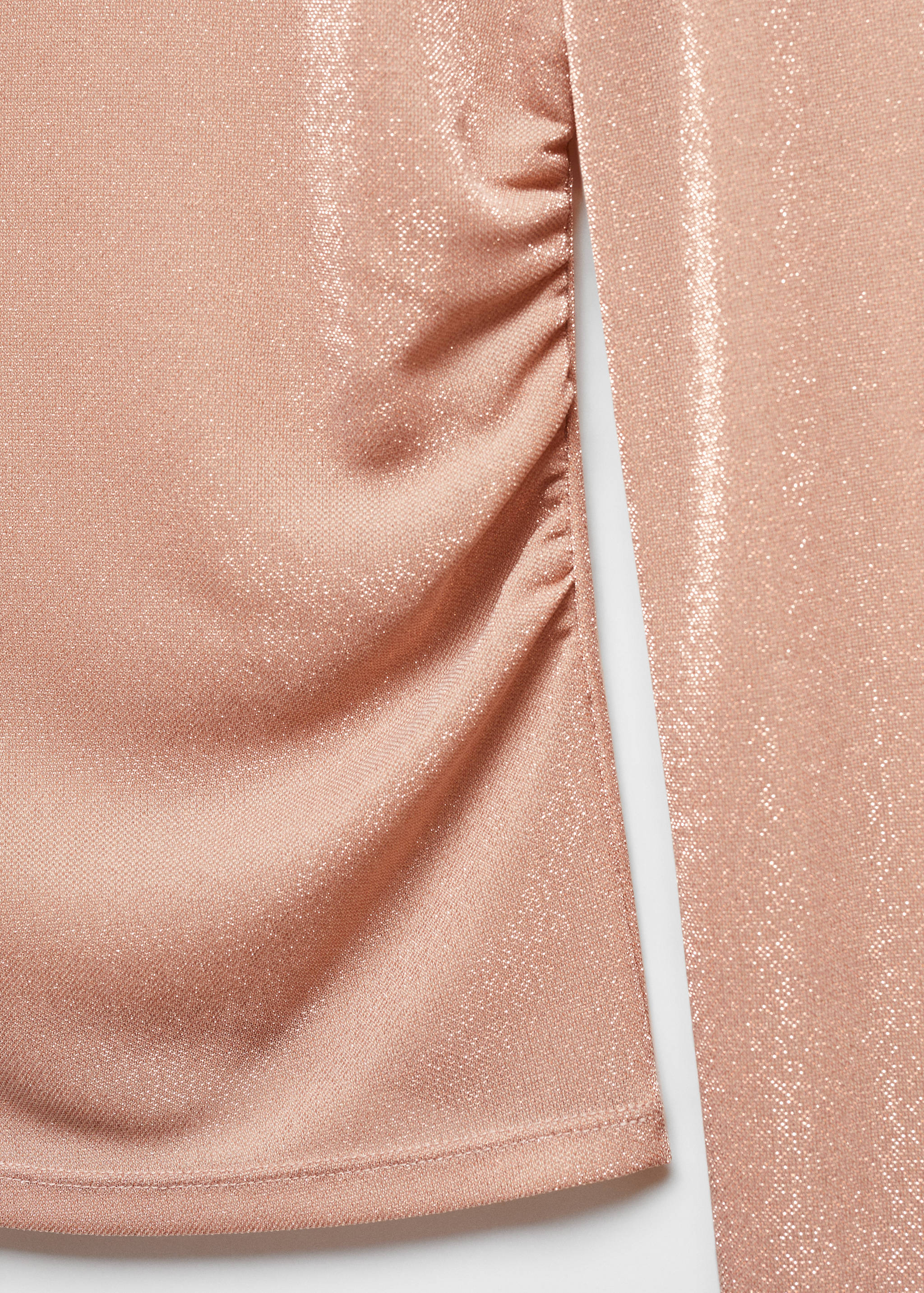 Lurex-T-Shirt mit Raffdetails - Detail des Artikels 8