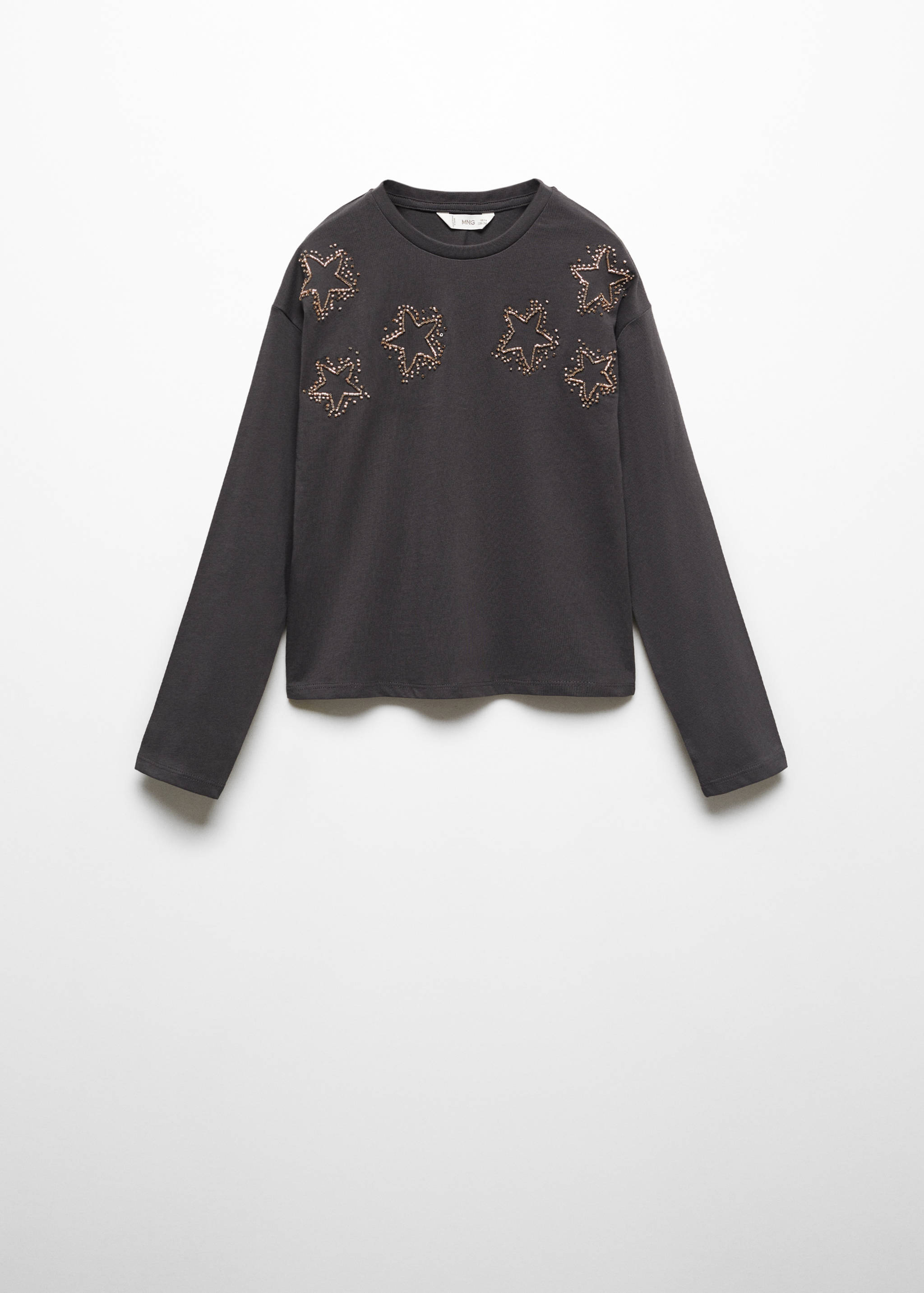 Embroidery beaded T-shirt - Article without model