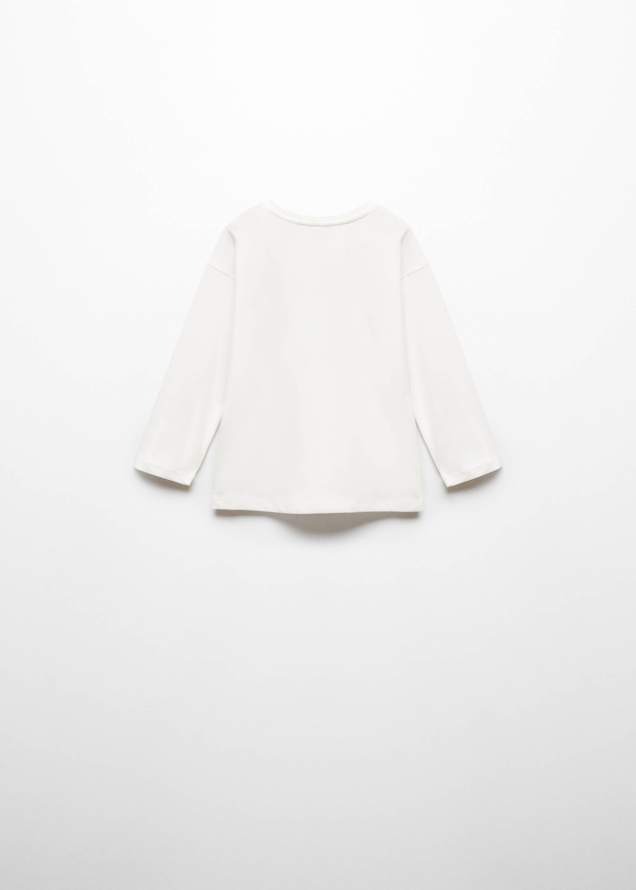 Printed cotton-blend T-shirt - Reverse of the article