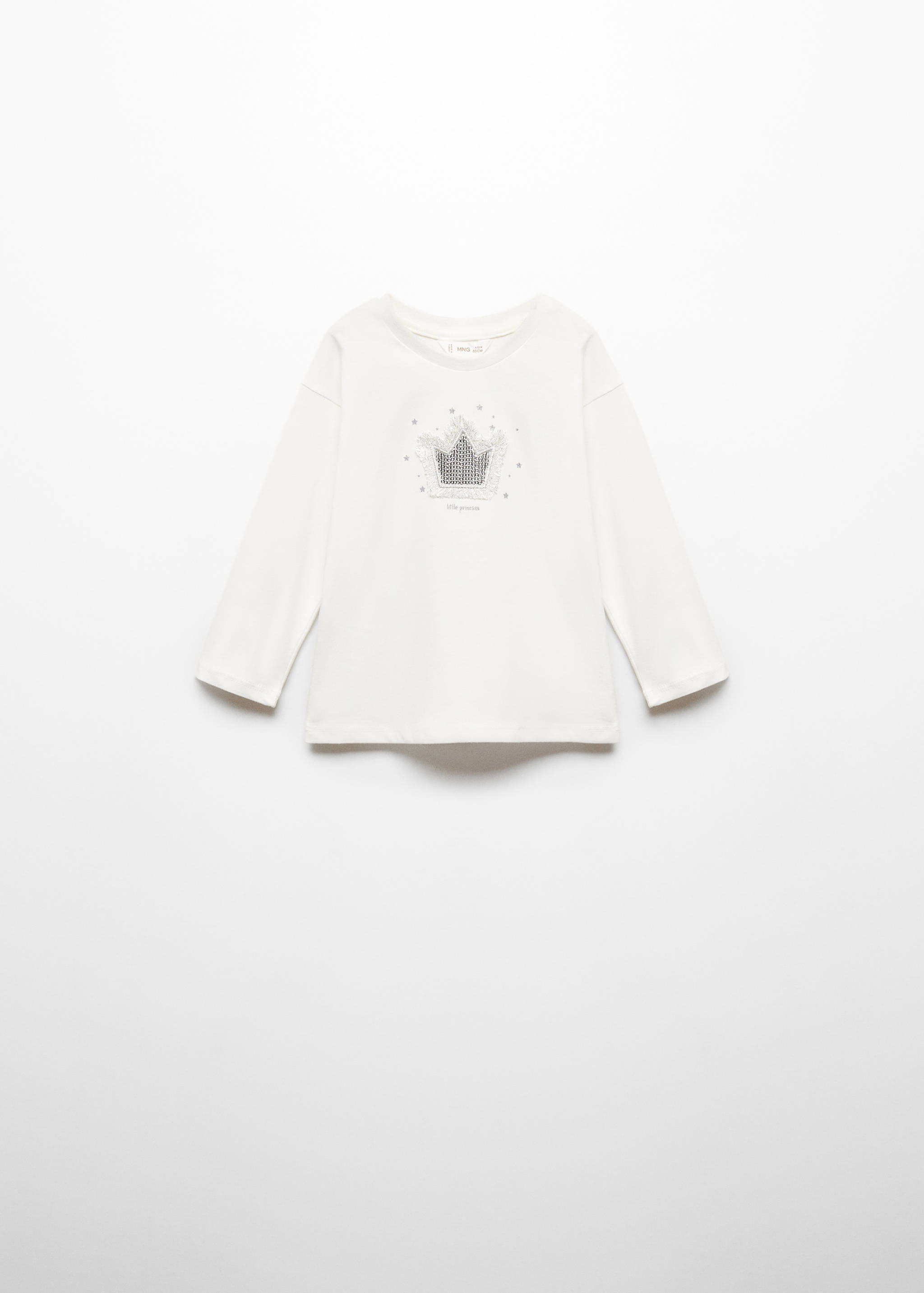 Printed cotton-blend T-shirt - Article without model