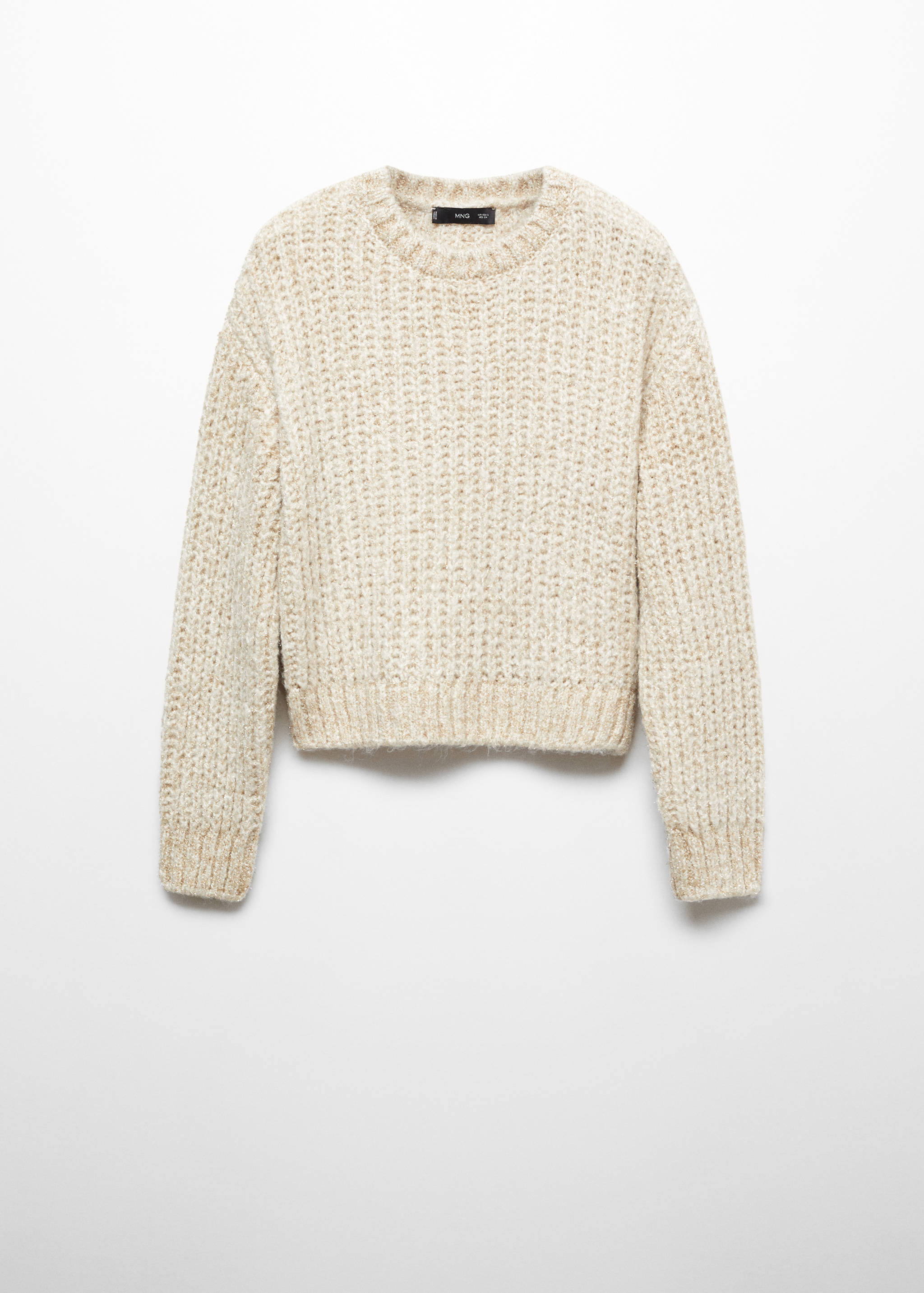 Thick knit lurex jumper - Article without model