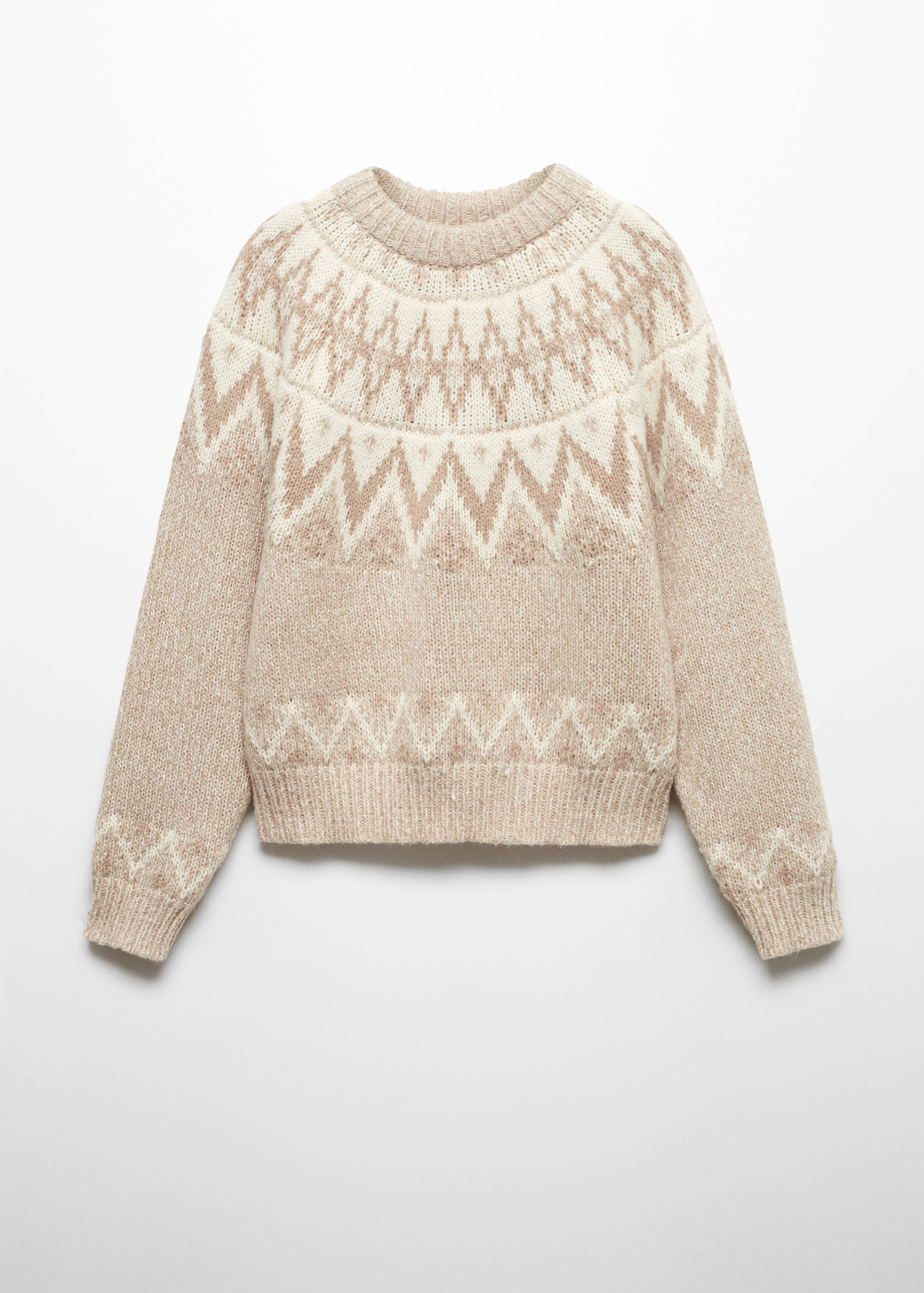 Jersey cenefas cuello redondo - Artículo sin modelo