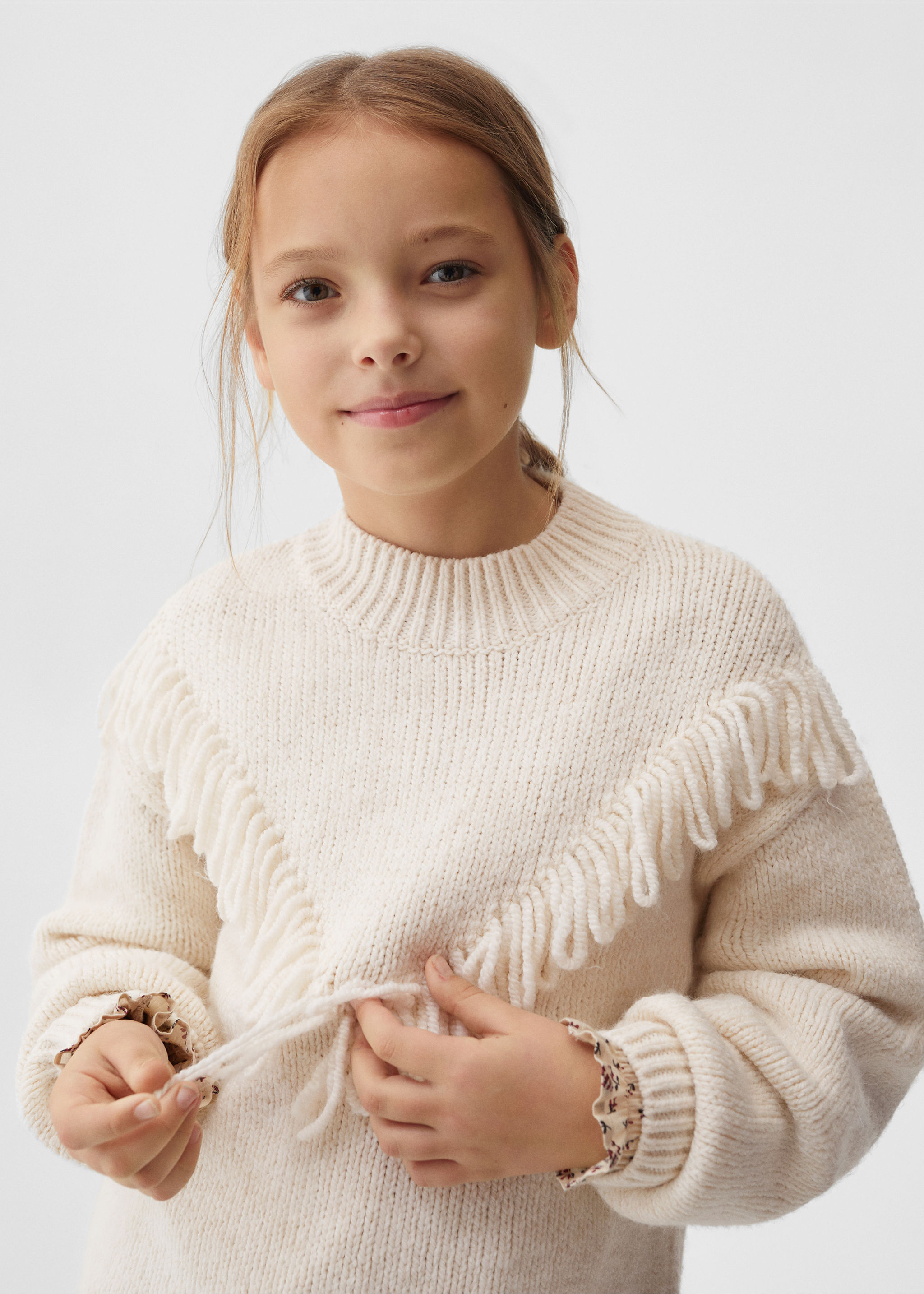 Fringes knit sweater - Details of the article 1
